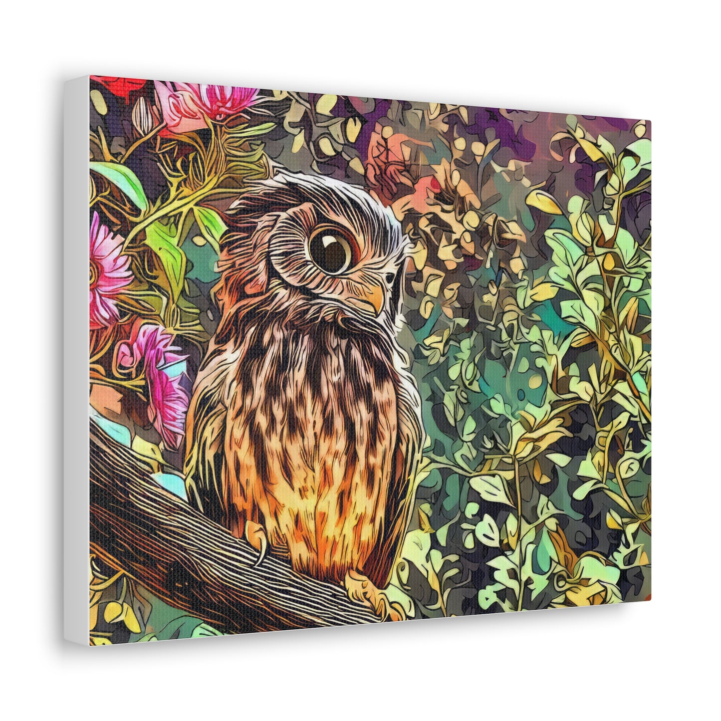 Idaho Owl - Canvas Wall Art