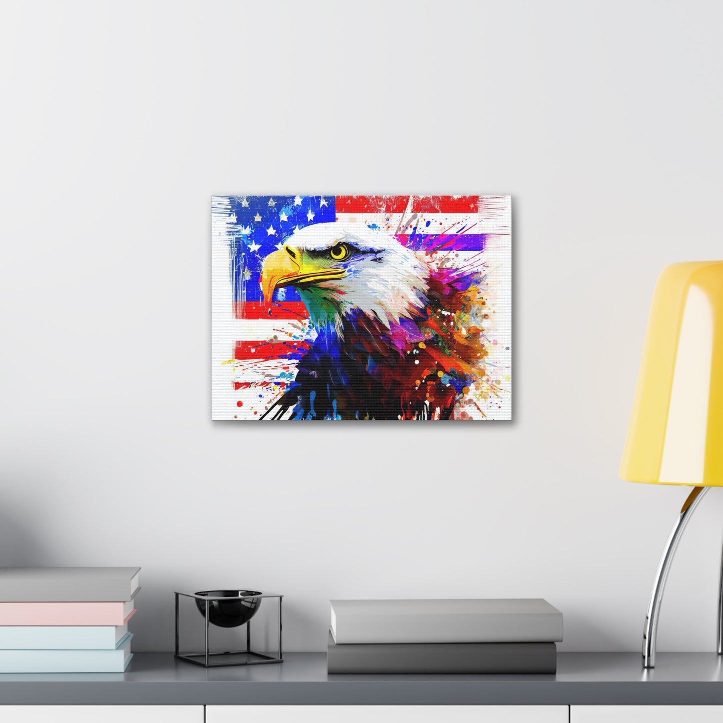 American Eagle Flag  - Canvas Wall Art