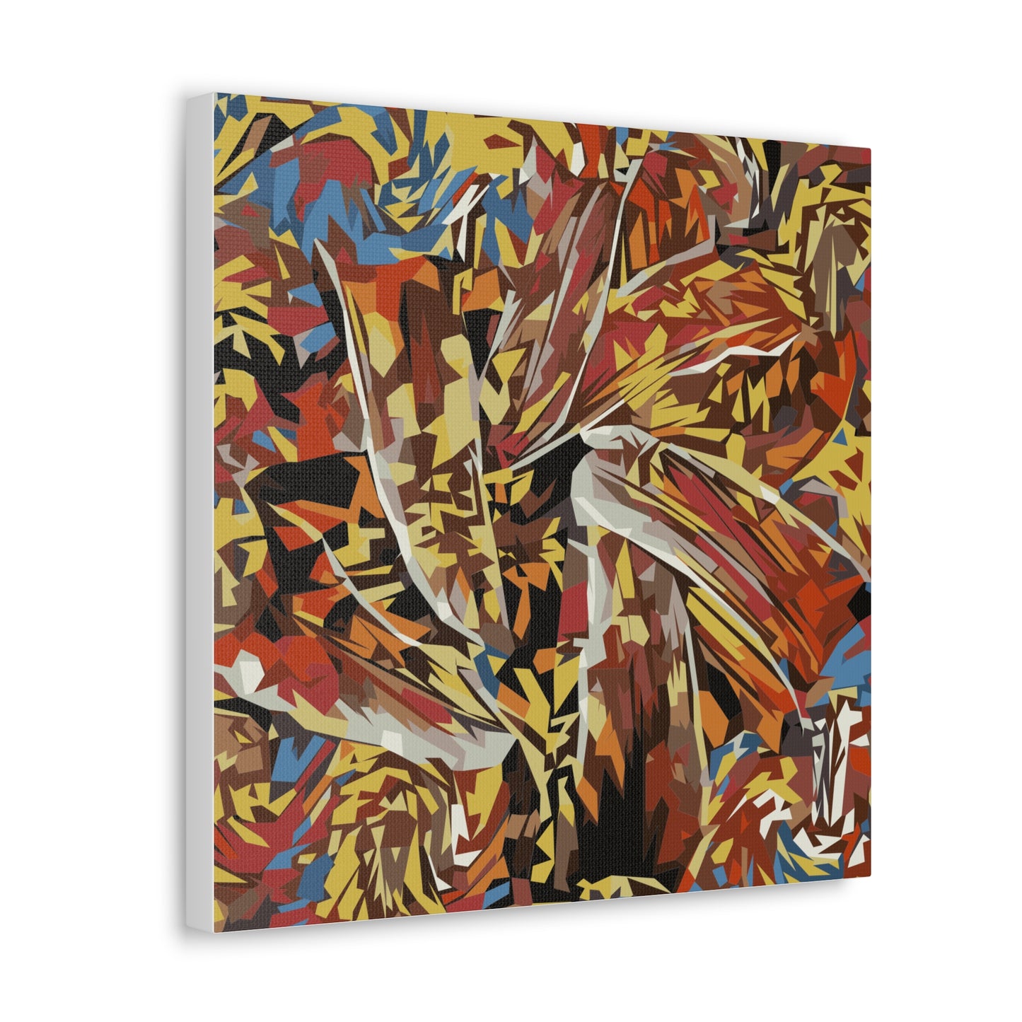 Abstract Floral Fiesta Canvas Gallery Wraps