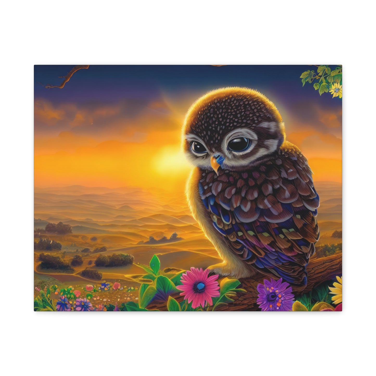 Ohio Owl - Canvas Wall Art