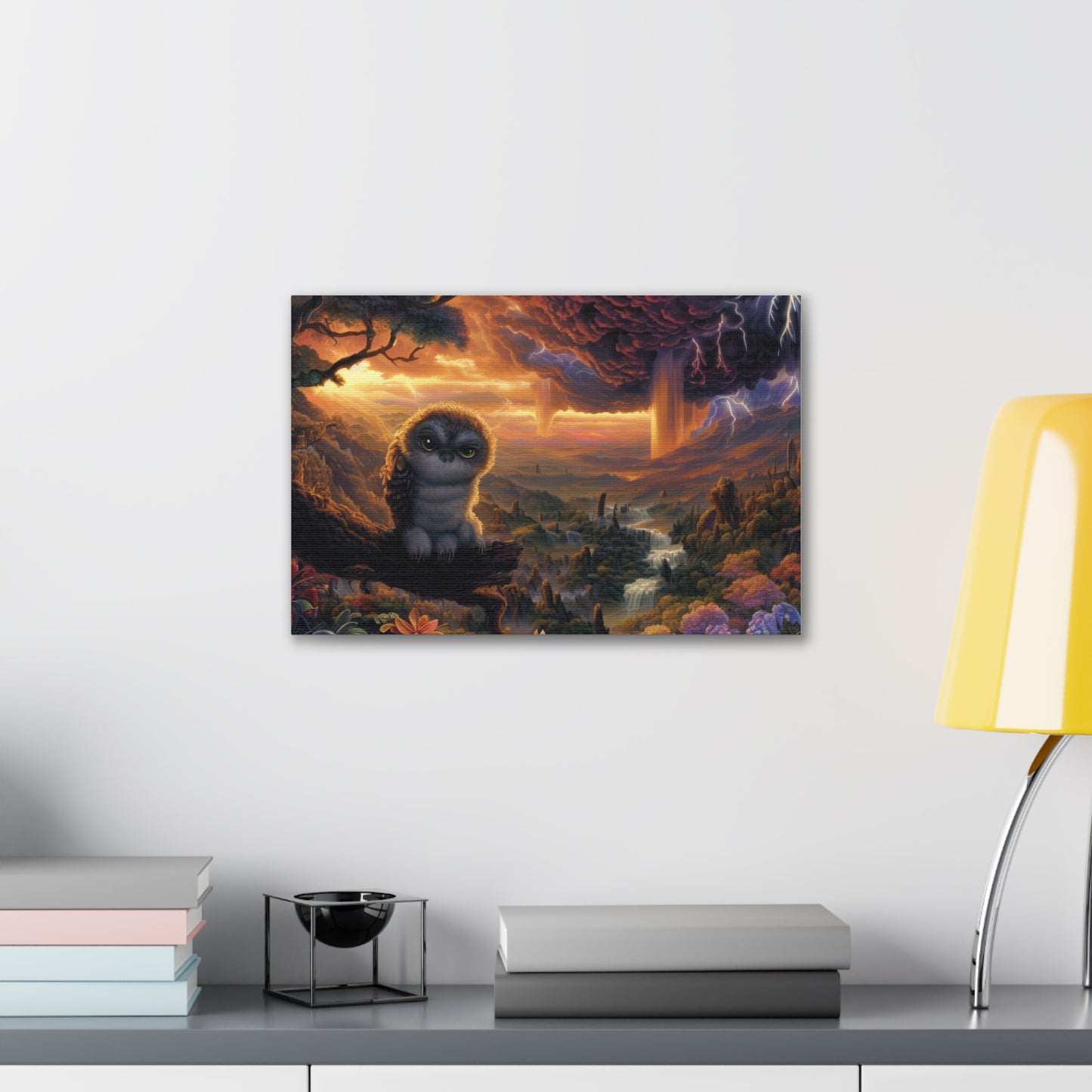 Georgia Owl  - Canvas Wall Art