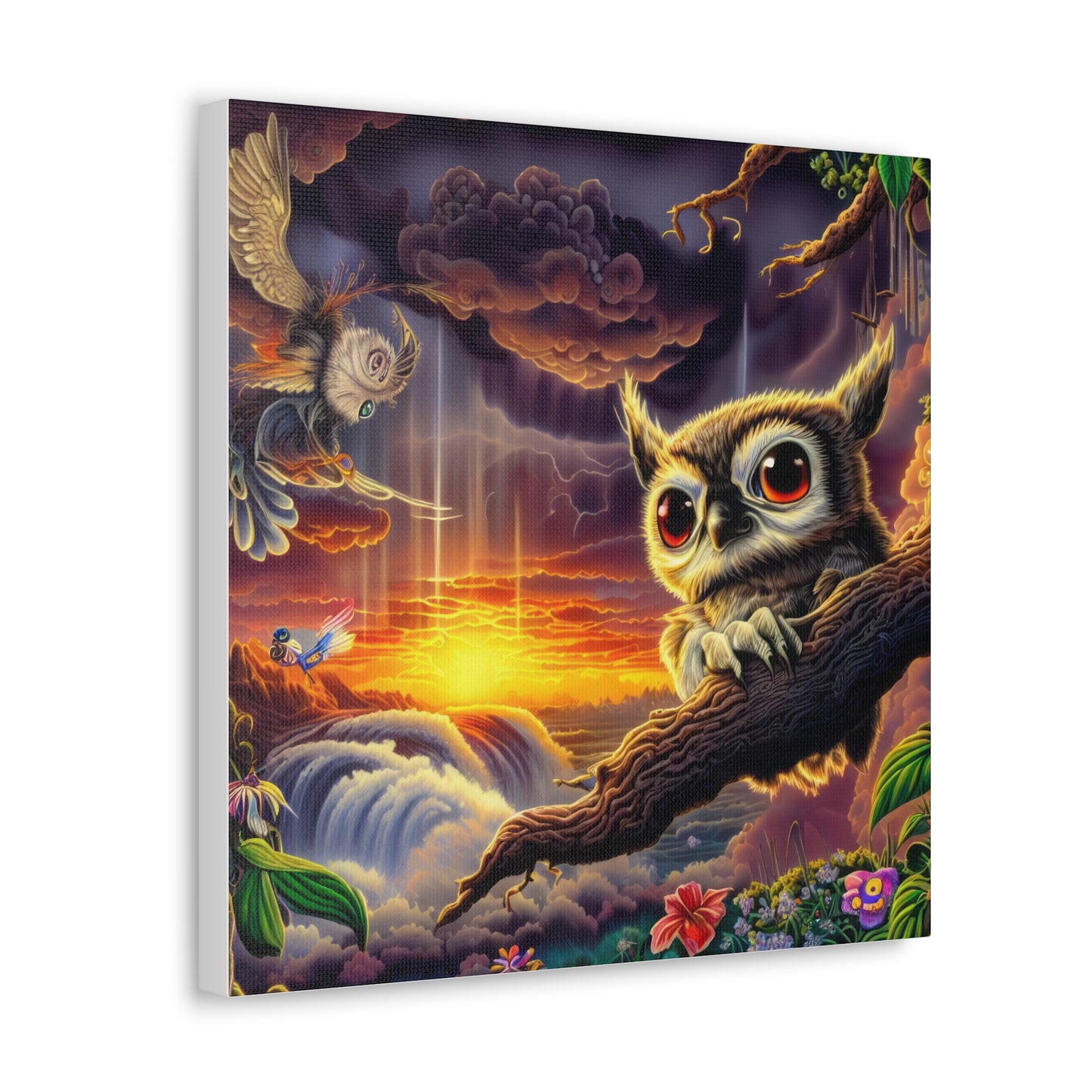 Agamemon Owl - Canvas Wall Art