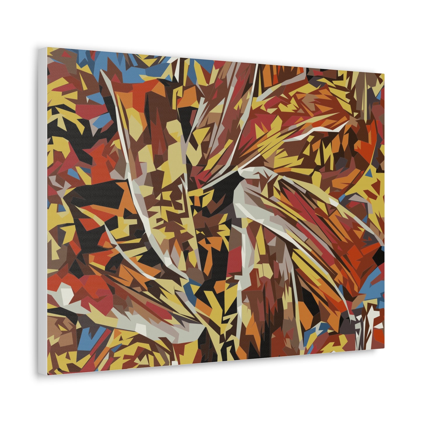 Abstract Floral Fiesta Canvas Gallery Wraps