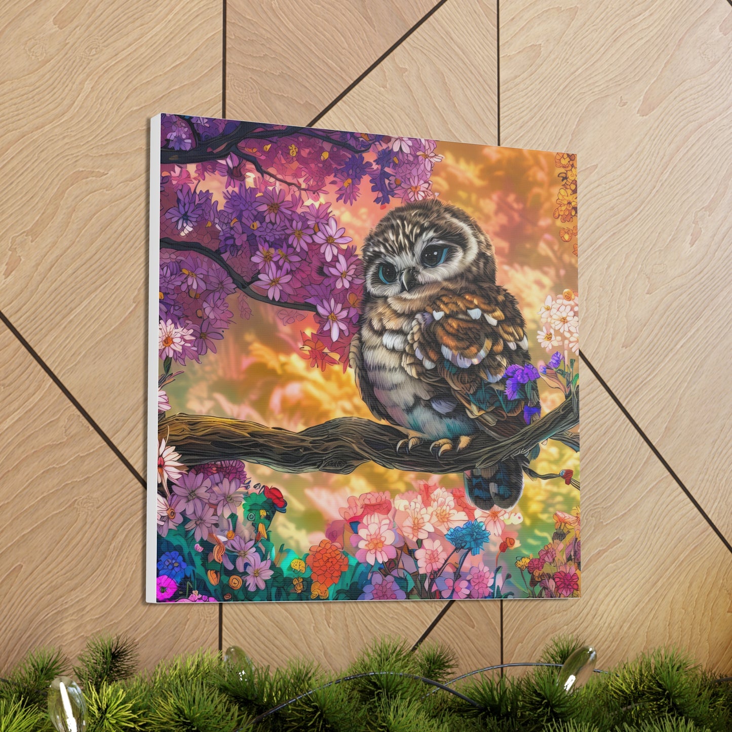 California Owl  - Canvas Wall Art