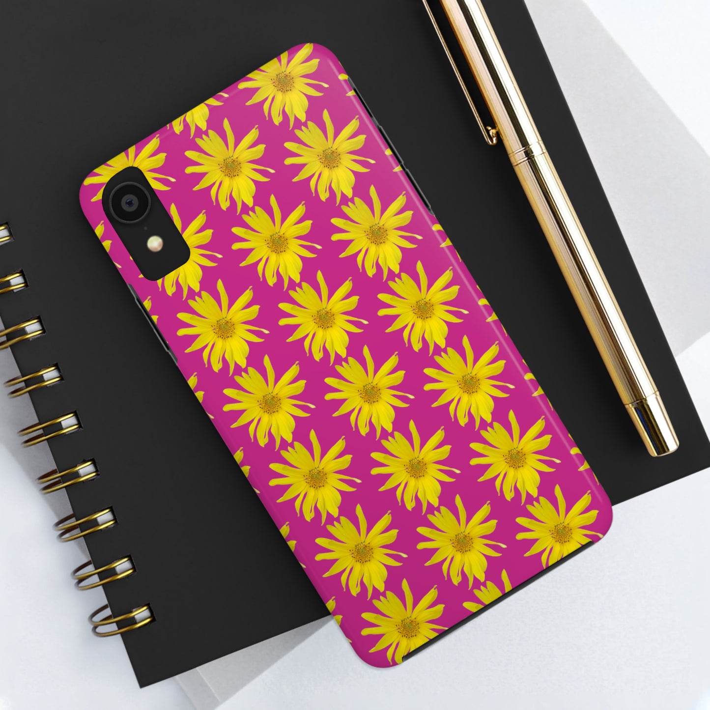 Wild Sunflower Pink Tough Phone Case