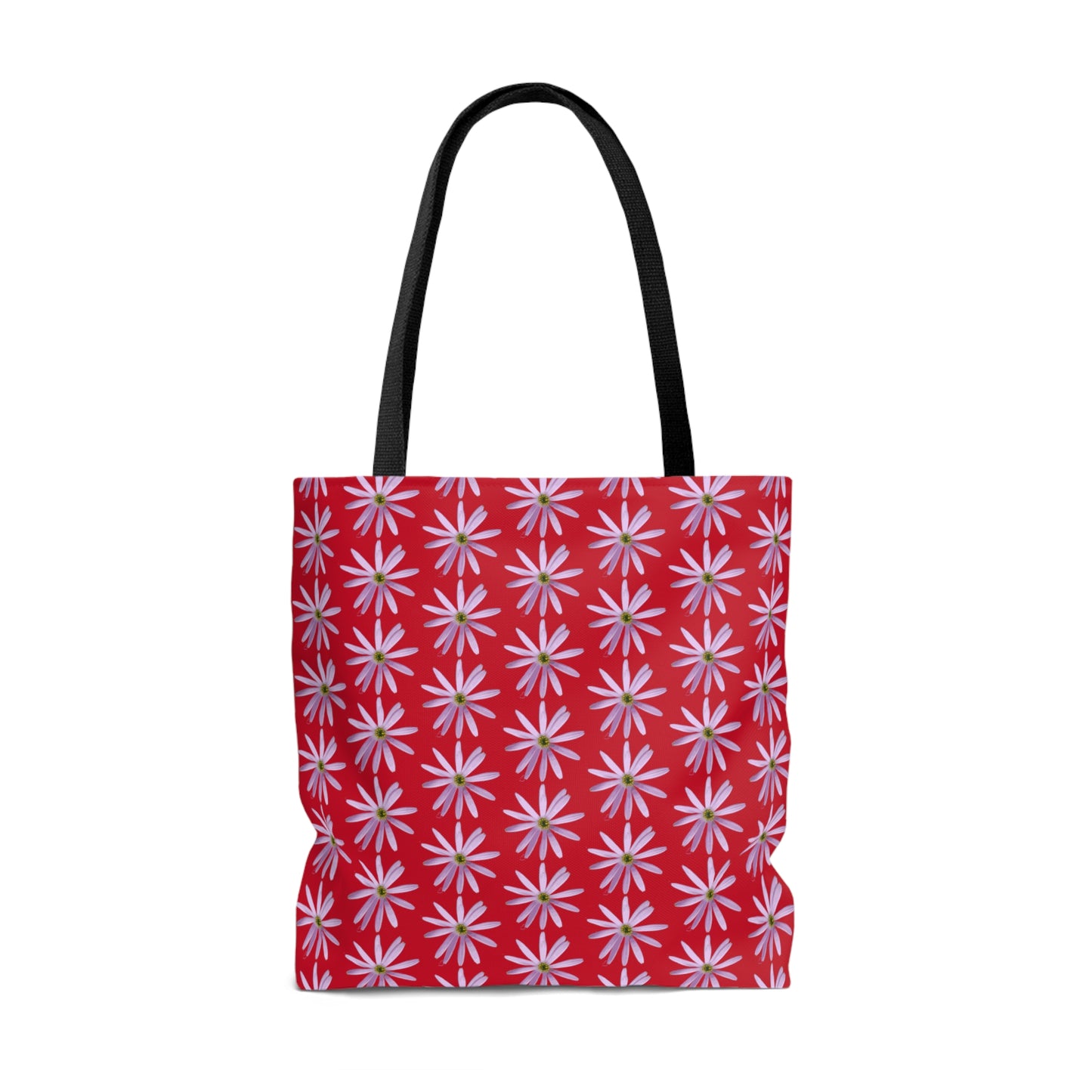 Aster Red Tote Bag