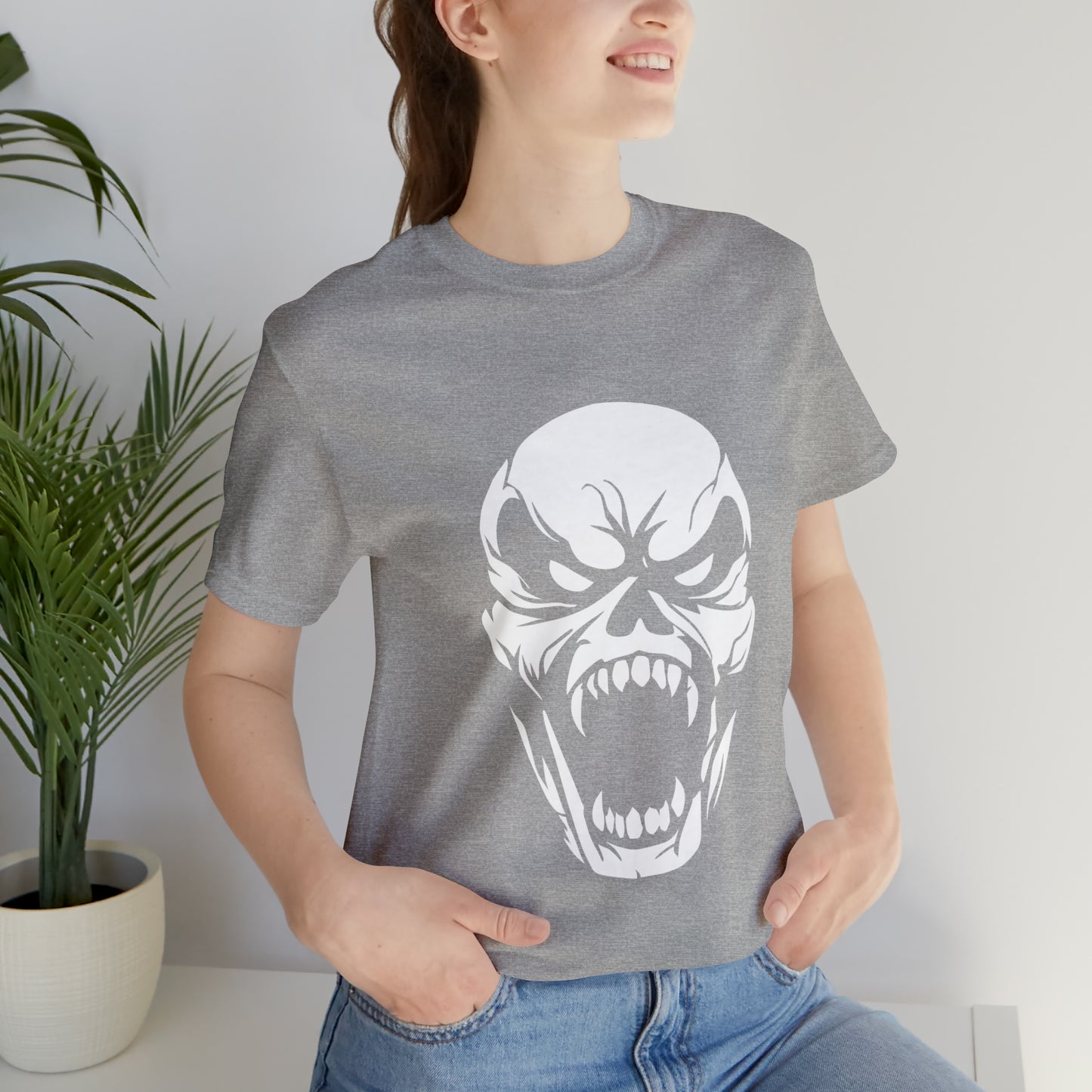 Wild Skull  Unisex Jersey Short Sleeve Tee