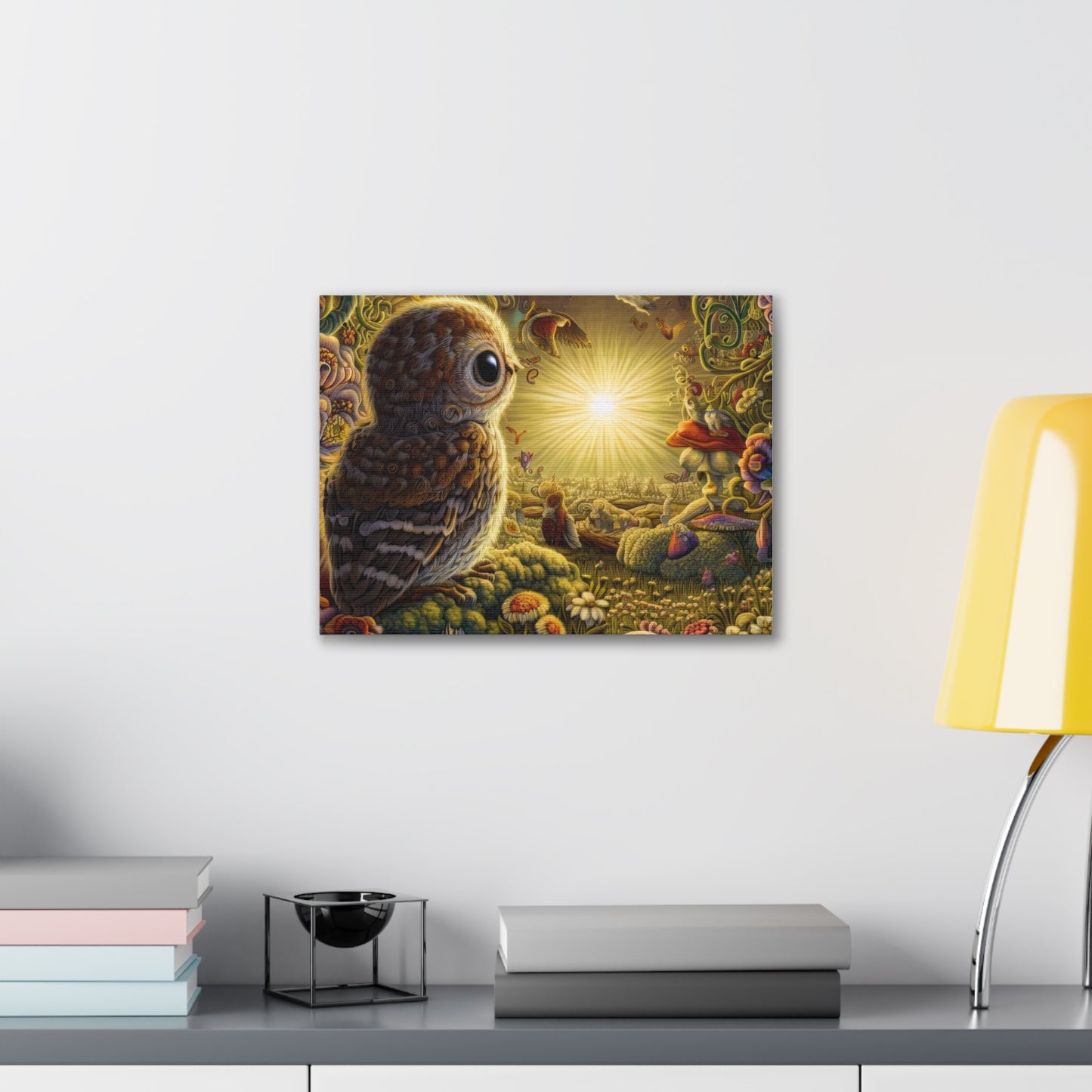 Massachusetts Owl - Canvas Wall Art