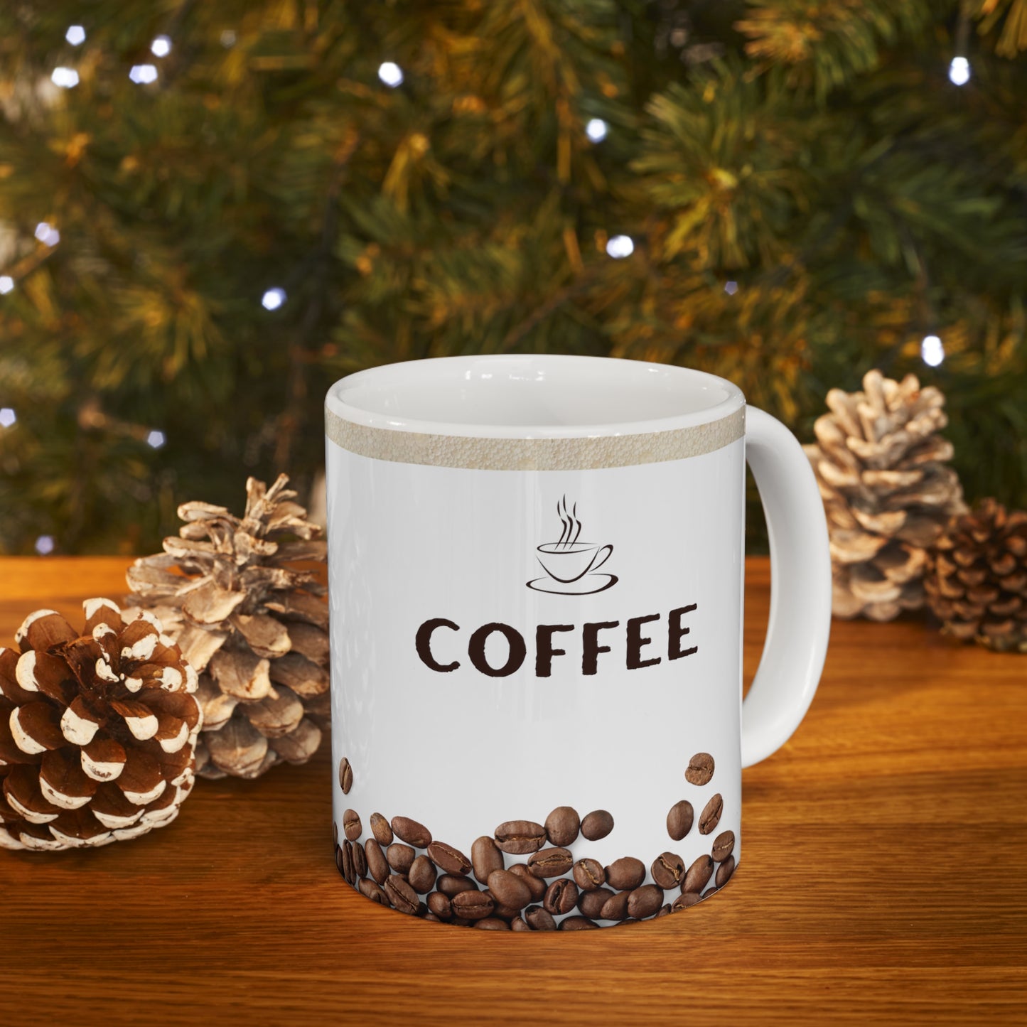 White Coffee Mug 11oz - Plain