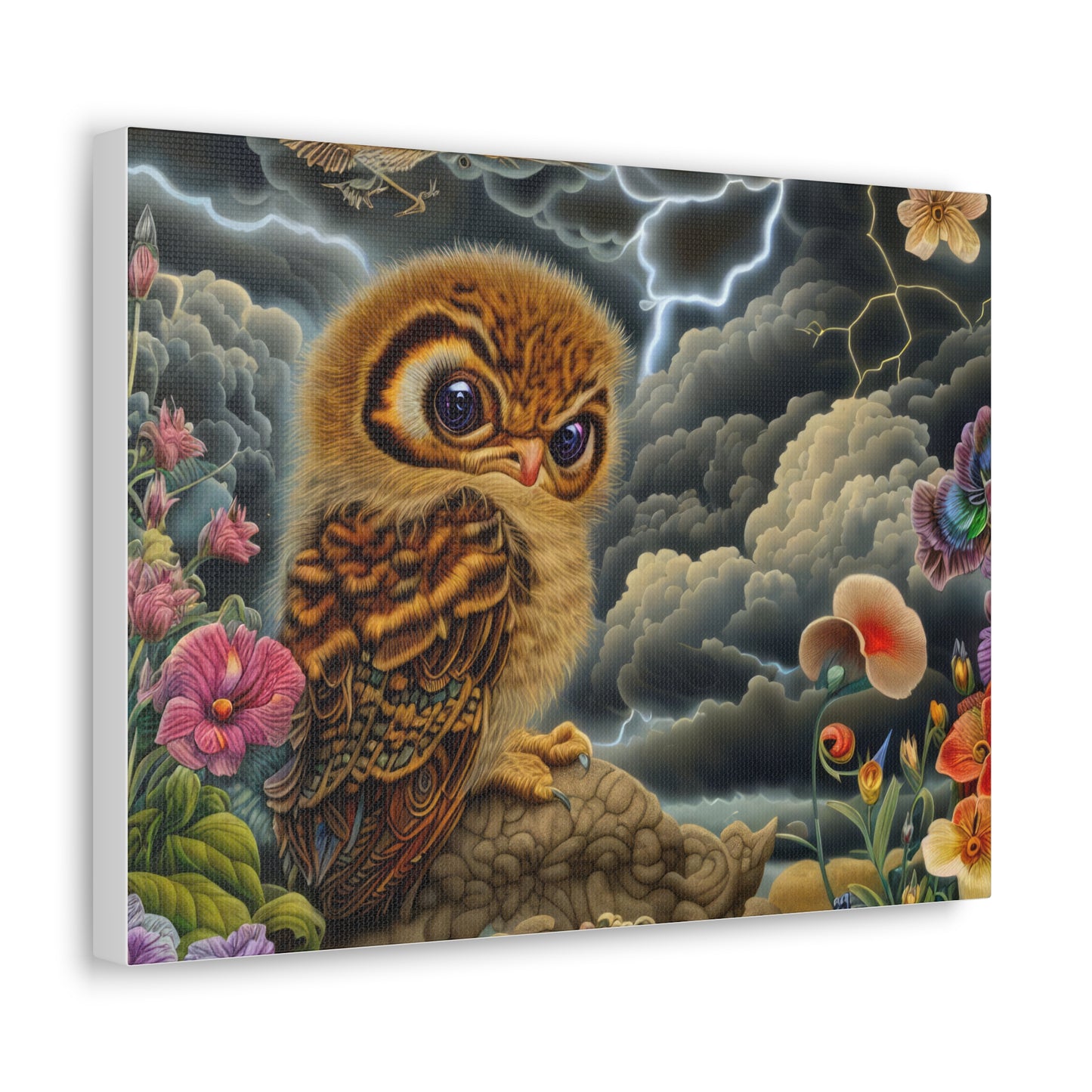 Achilles Owl - Canvas Wall Art