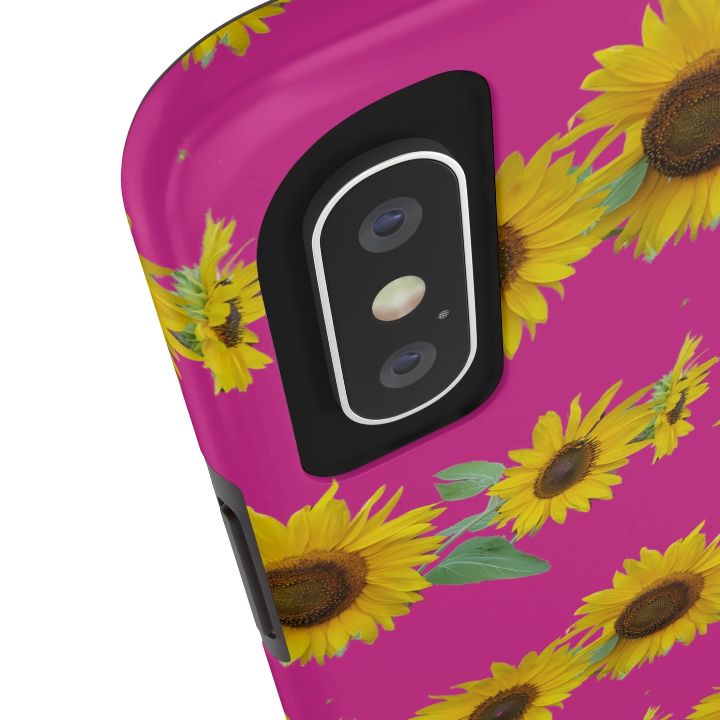 Sunflower Cluster Pink Tough Phone Case