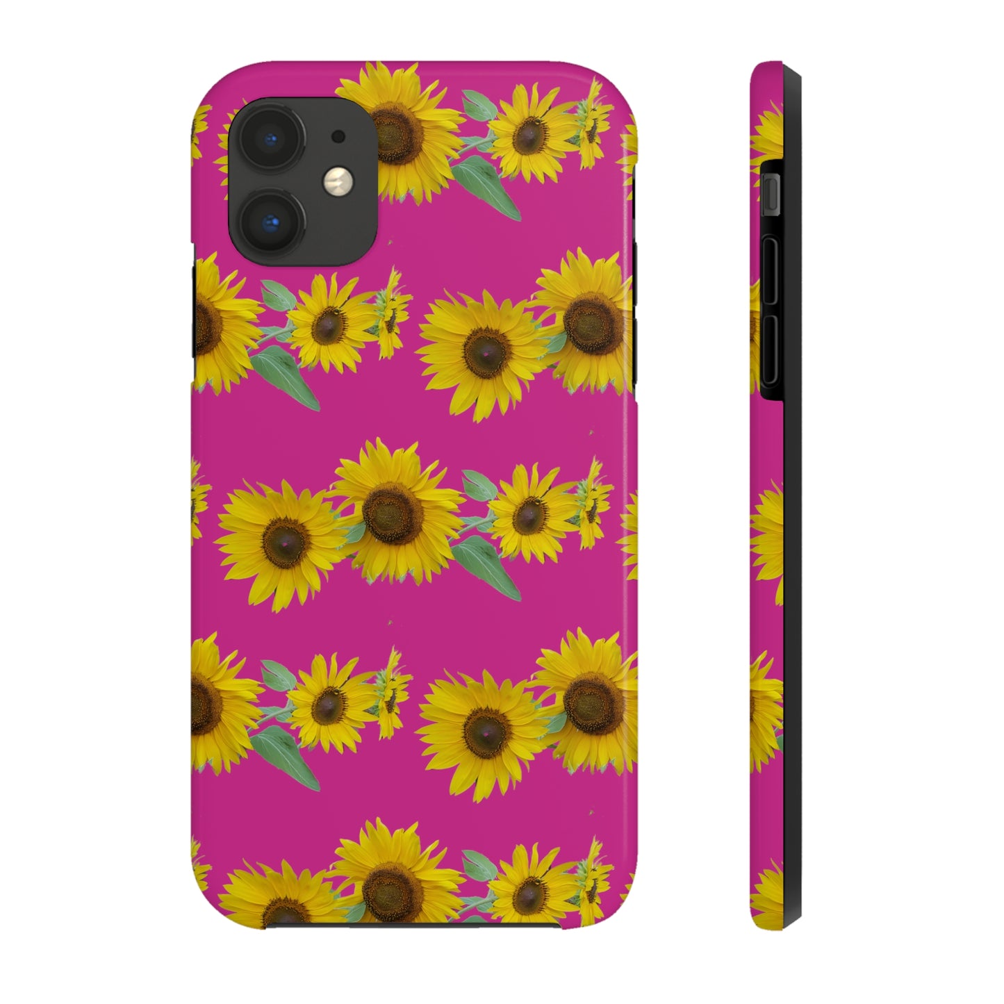 Sunflower Cluster Pink Tough Phone Case