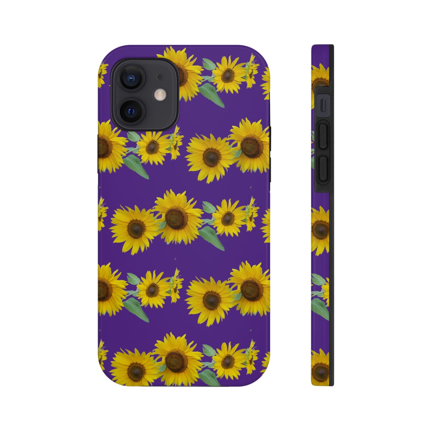 Sunflower Cluster Purple Tough Phone Case