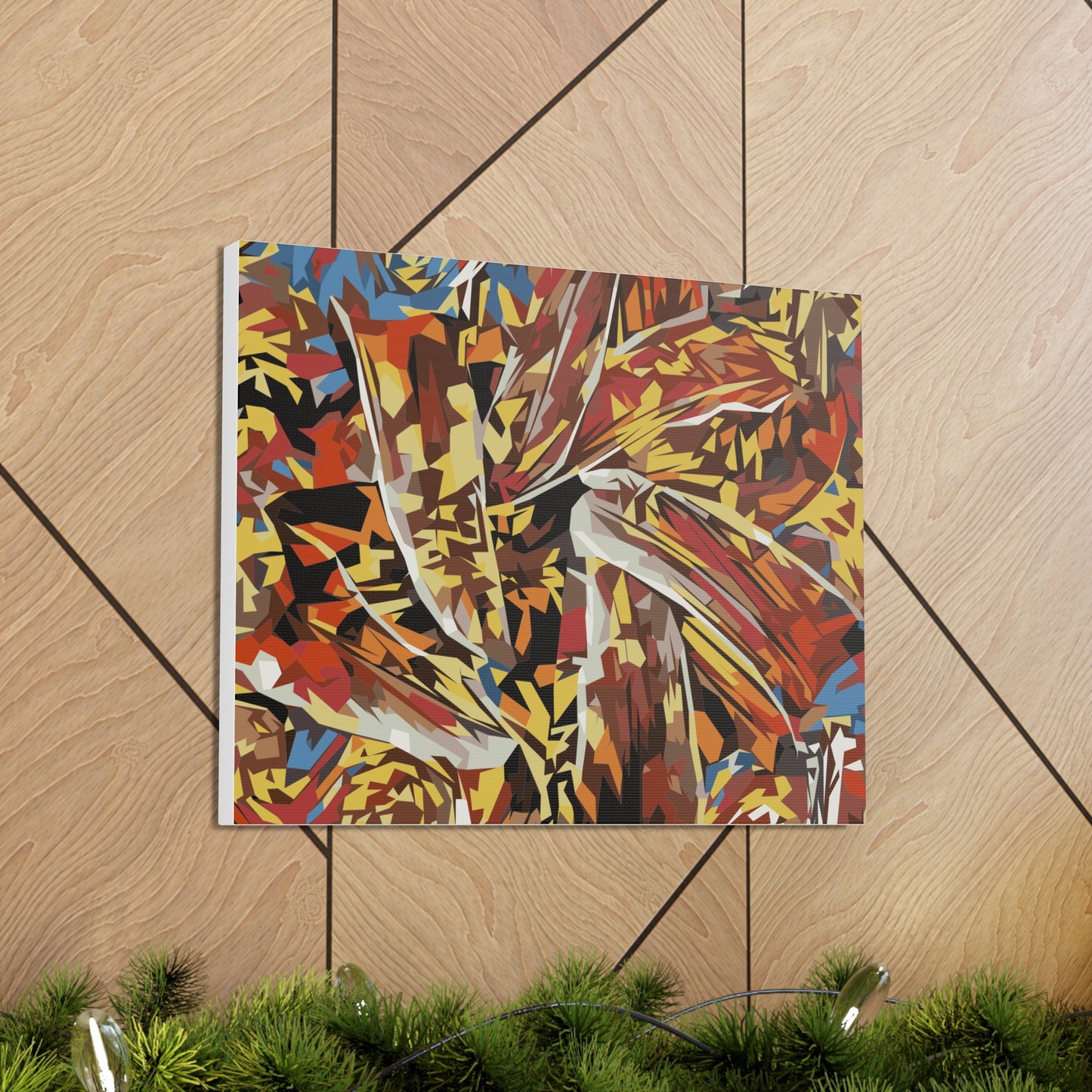 Abstract Floral Fiesta Canvas Gallery Wraps