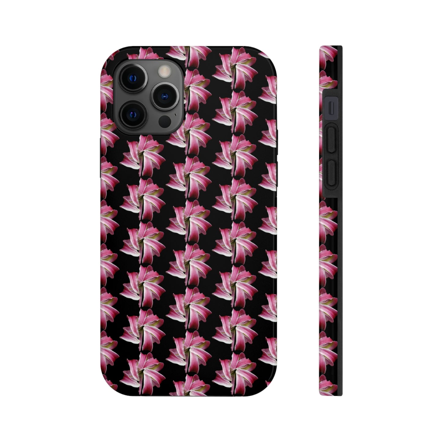 Morning Lily Black Tough Phone Case