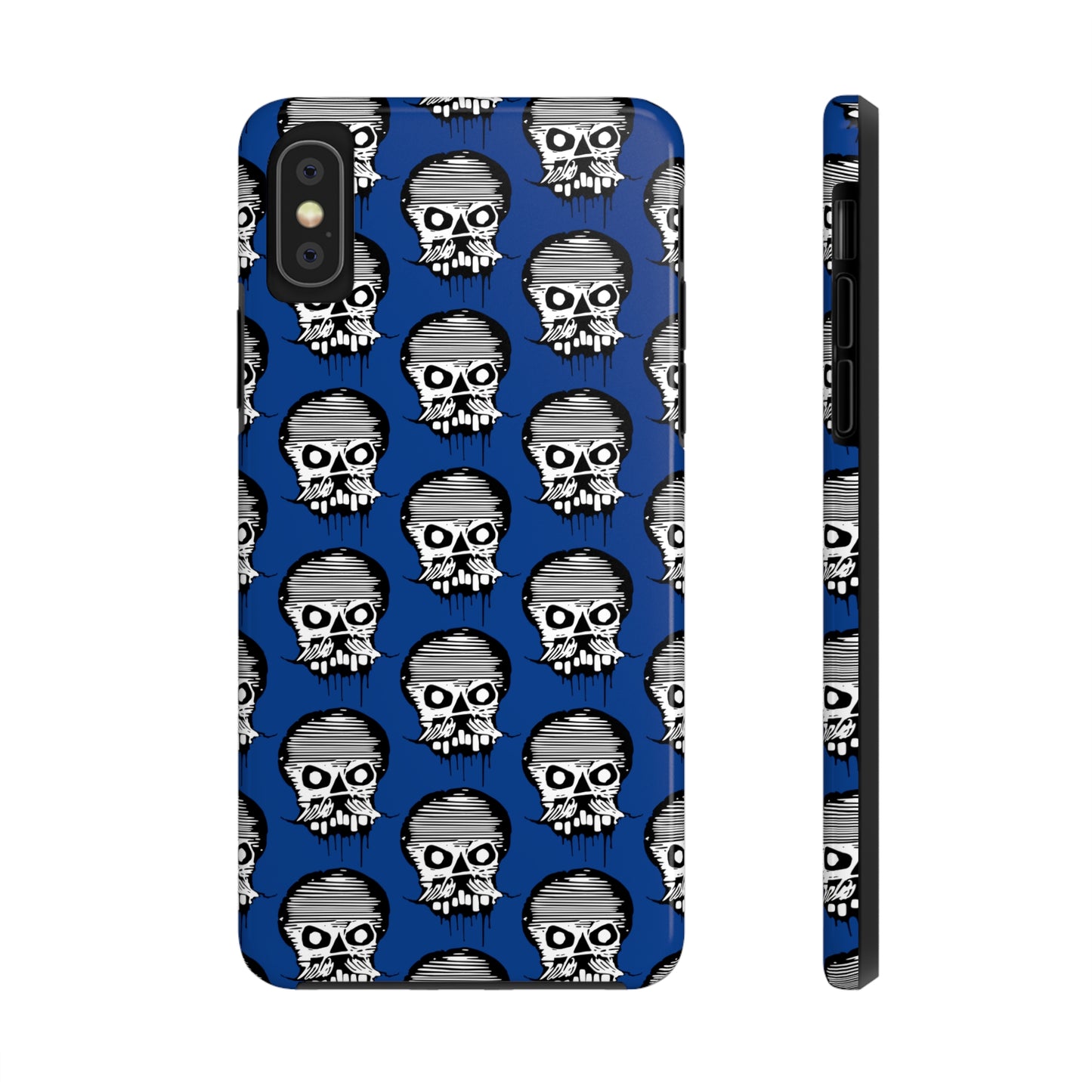 Skull Blue Tough Phone Case