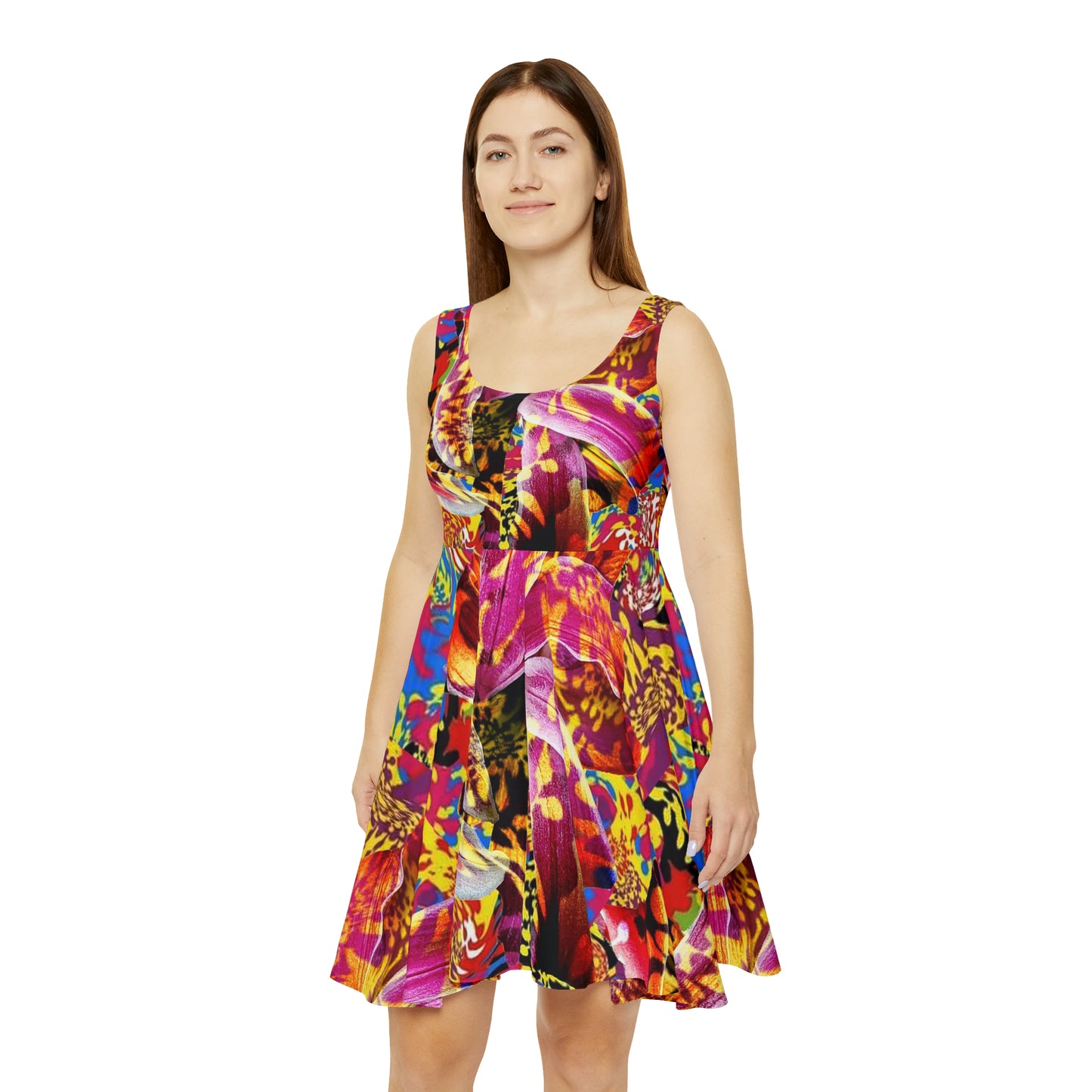 Floral Fiesta Skater Dress