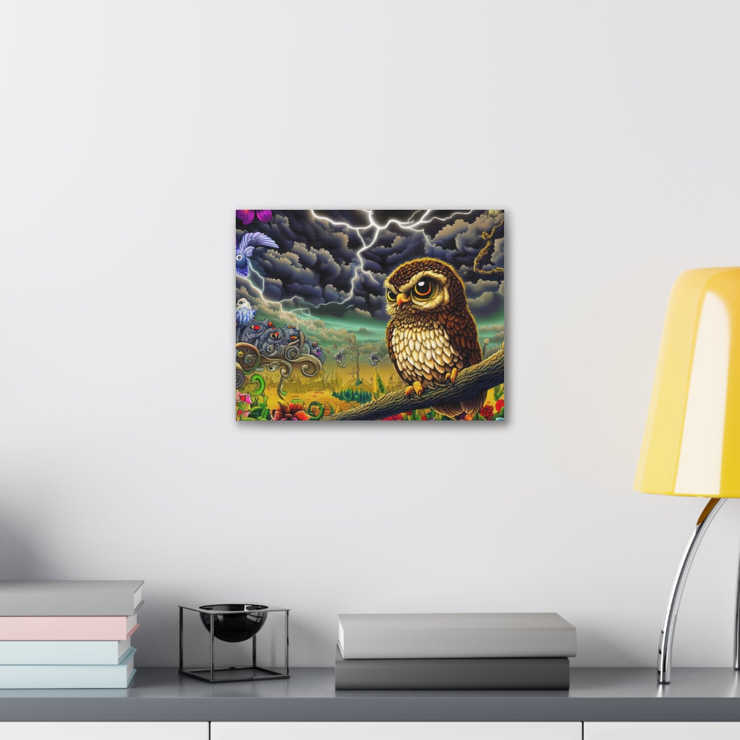 Oklahoma Owl - Canvas Wall Art