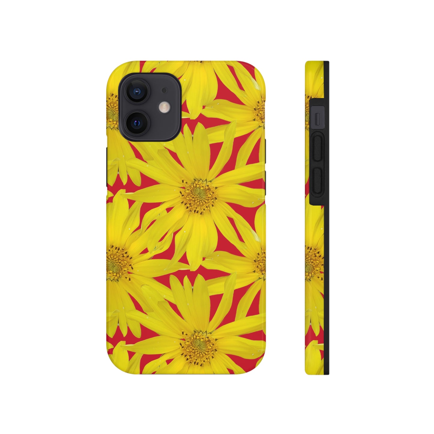 Big Sunflower Red Tough Phone Case