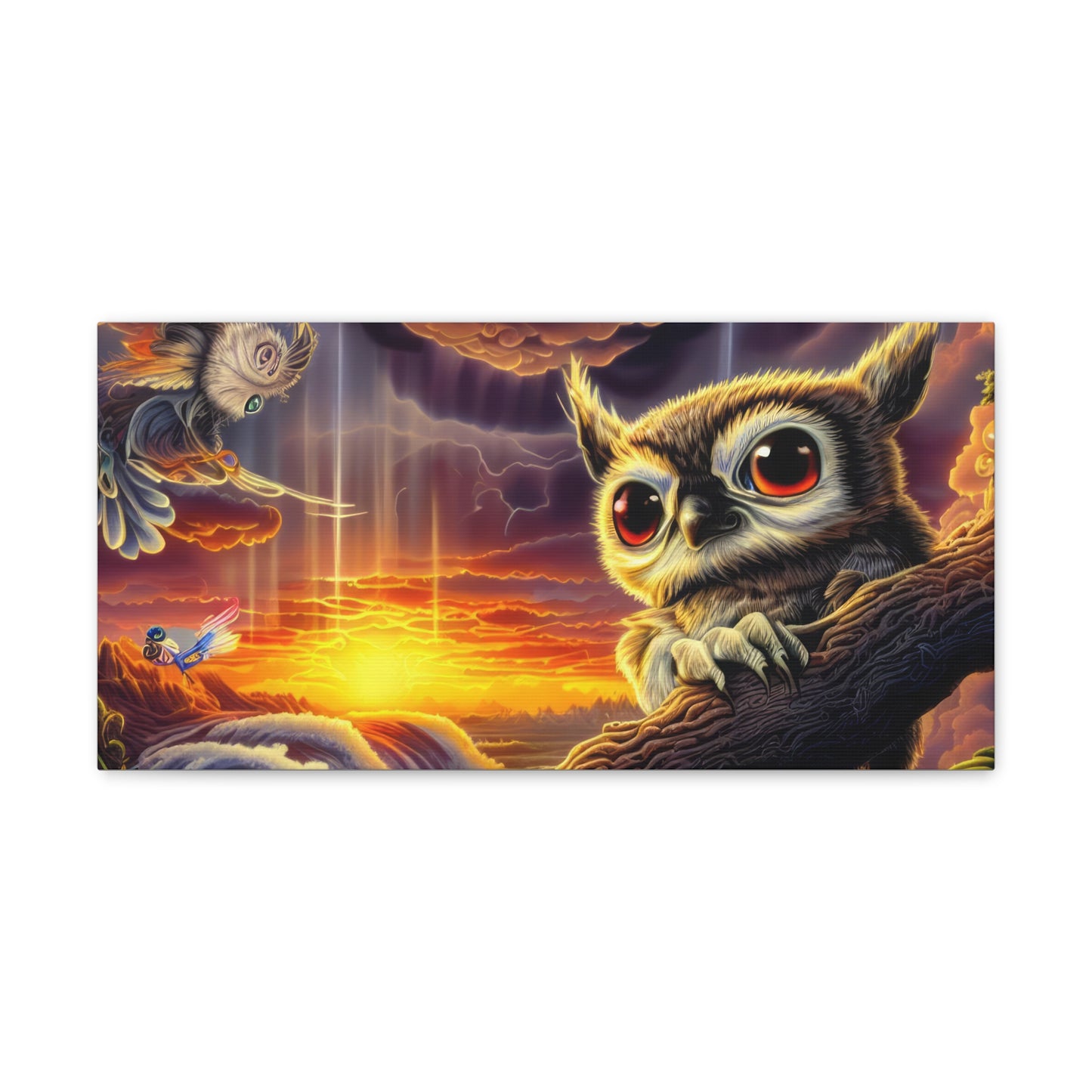 Agamemon Owl - Canvas Wall Art