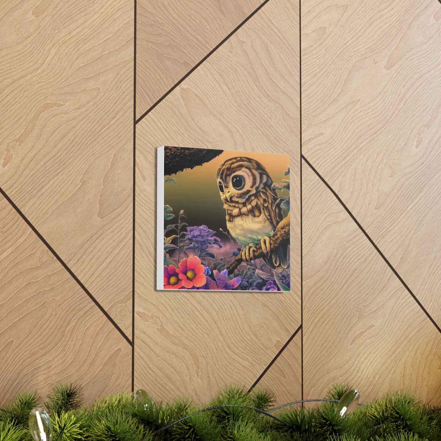 Connecticut Owl - Canvas Wall Art