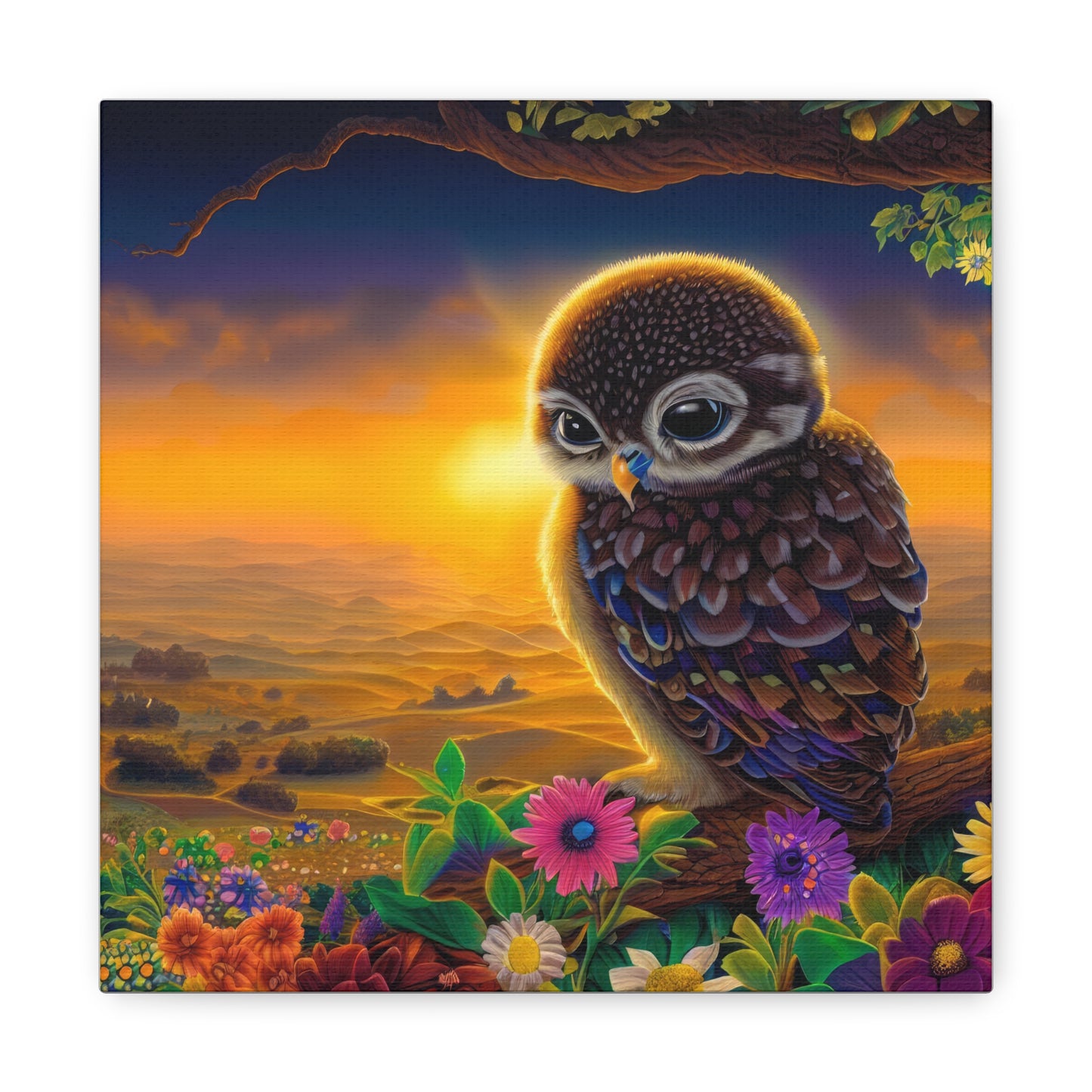 Ohio Owl - Canvas Wall Art