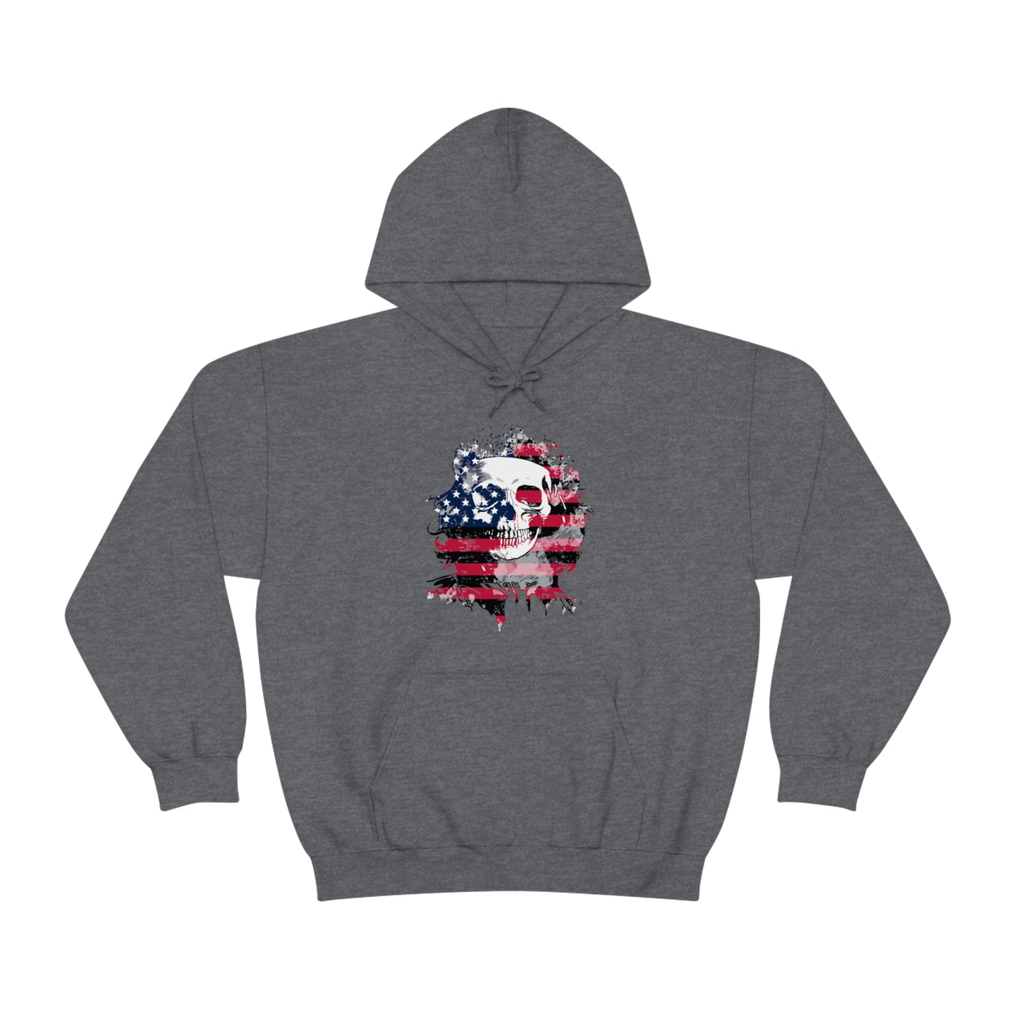 Skull and Flag Unisex Heavy Blend™ Hooded Sweatshirt