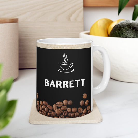 Barrett Name Coffee Mug 11oz B