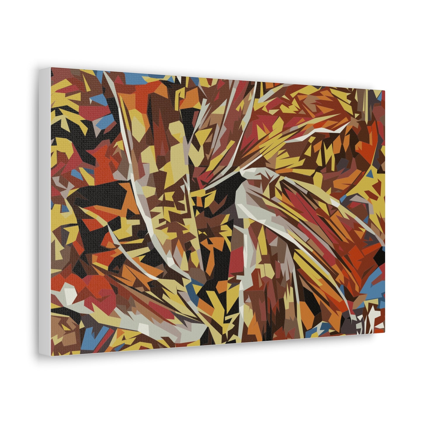 Abstract Floral Fiesta Canvas Gallery Wraps