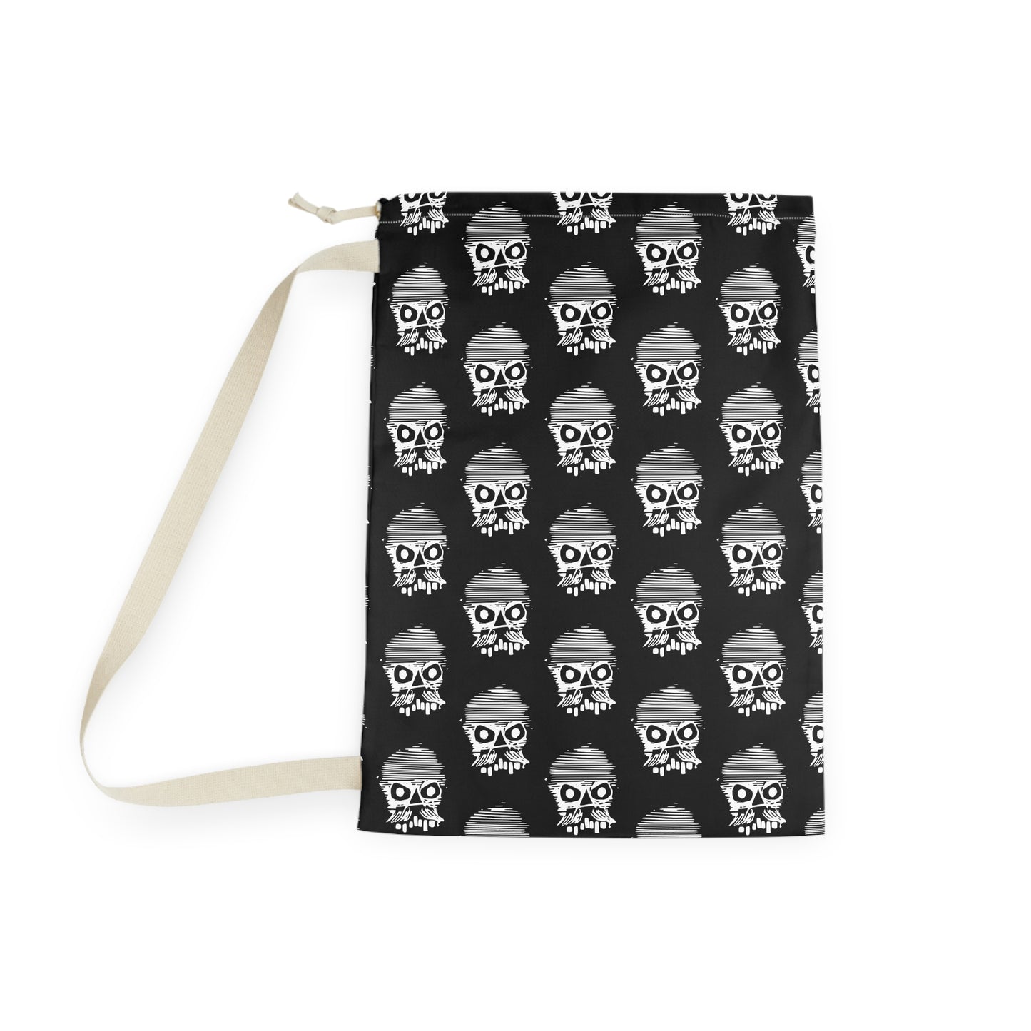 Calavera Black Laundry Bag