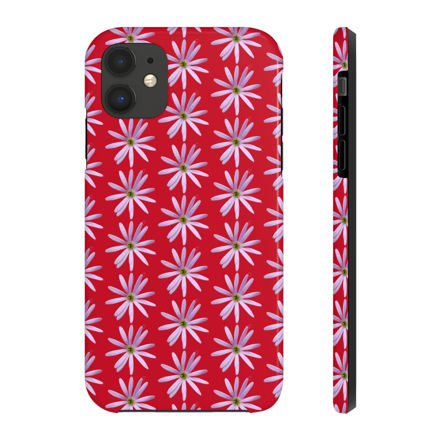 Aster Red Tough Phone Case