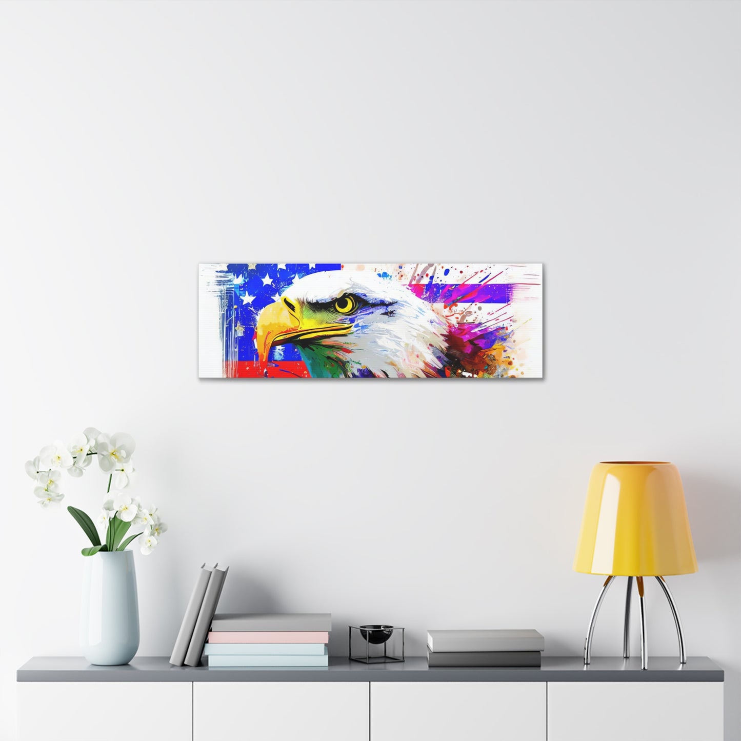 American Eagle Flag  - Canvas Wall Art