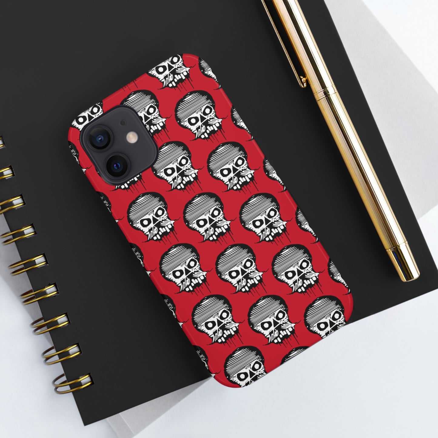 Skull Red Tough Phone Case