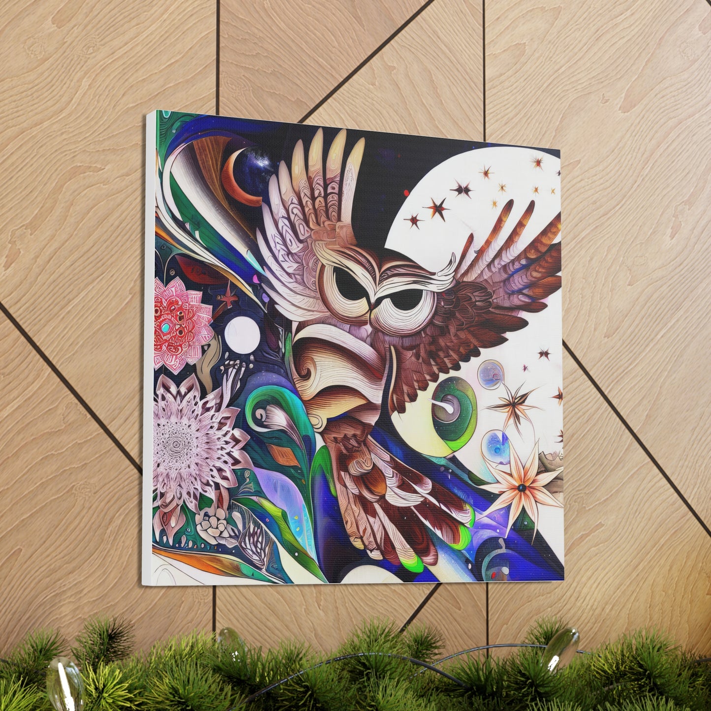 Texas Owl - Canvas Wall Art