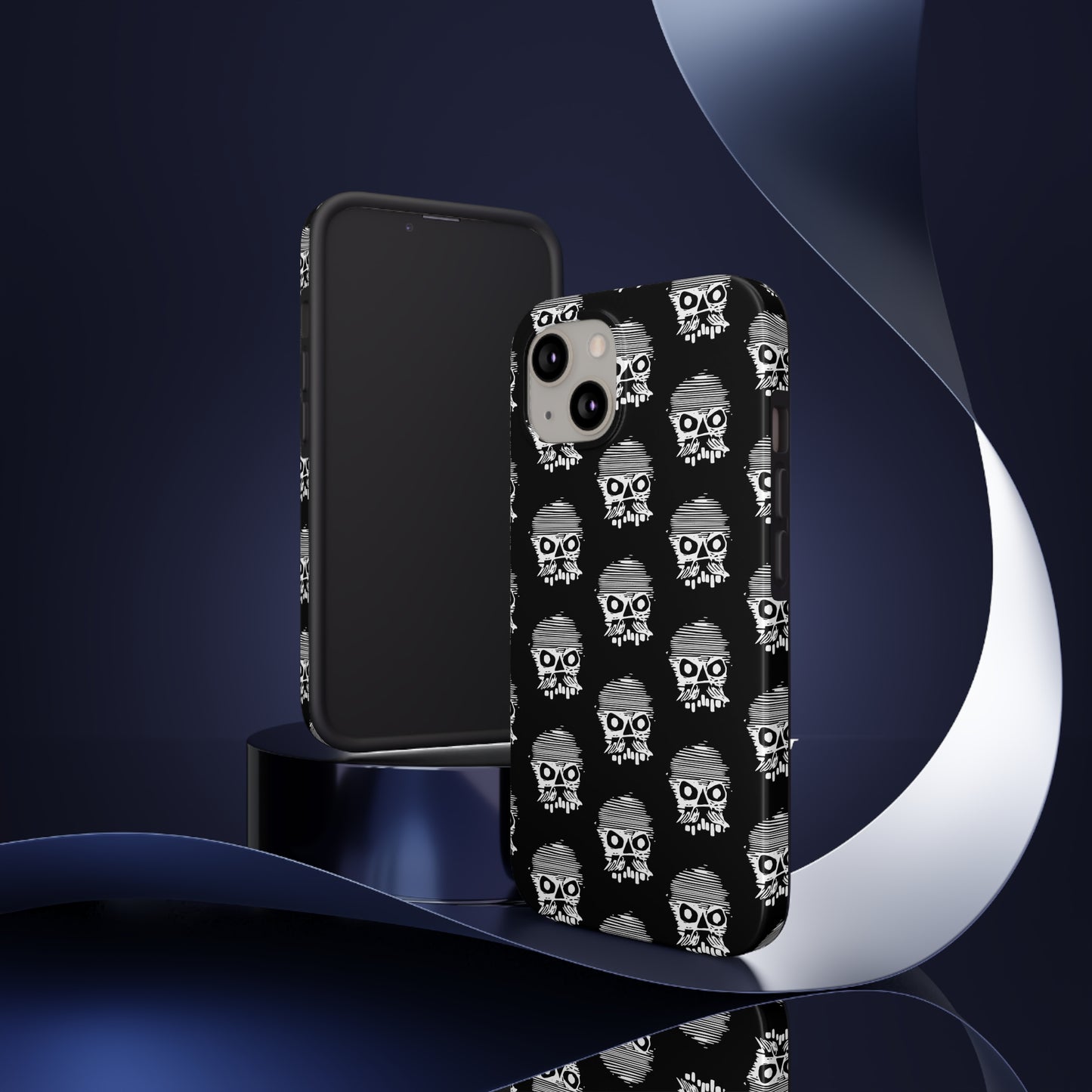 Skull Black Tough Phone Case