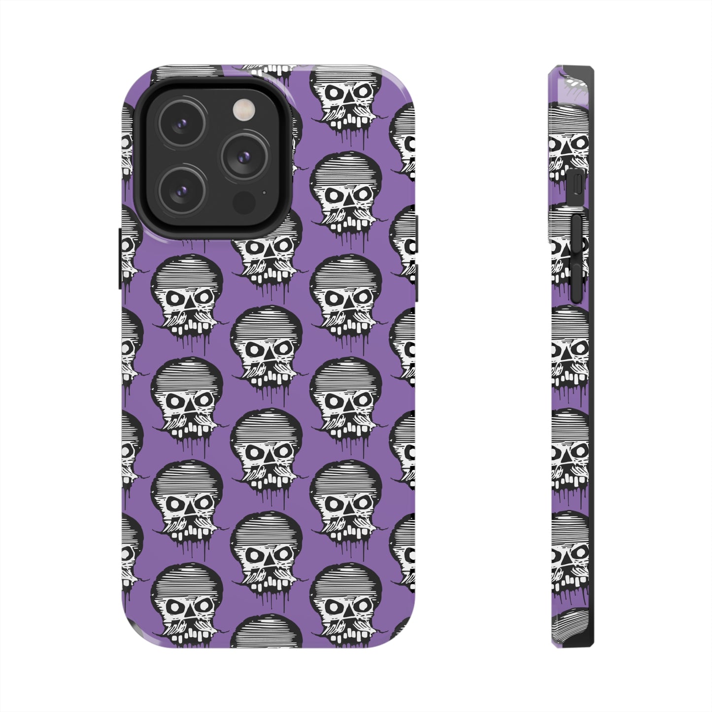 Skull Purple Tough Phone Case