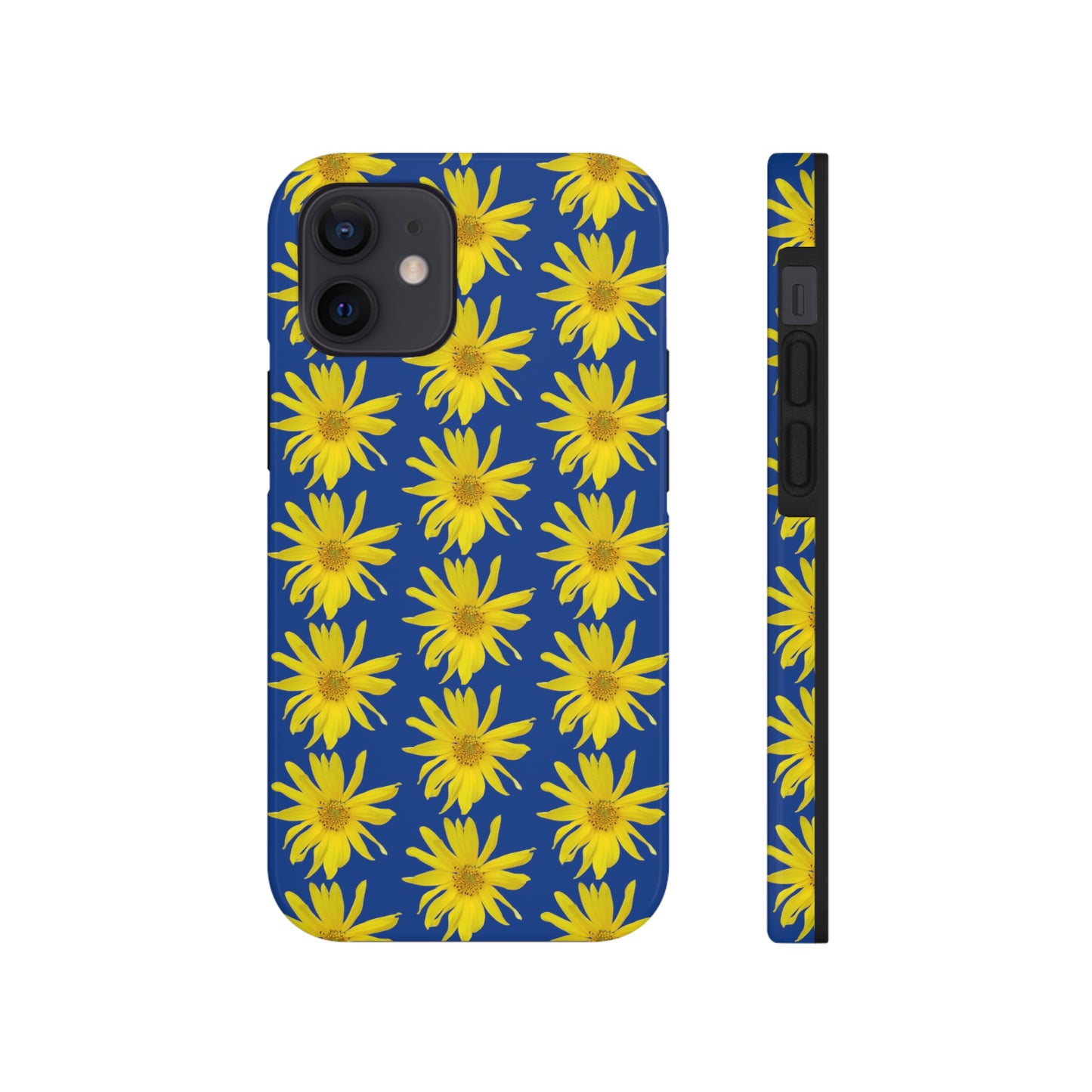 Wild Sunflower Blue Tough Phone Case