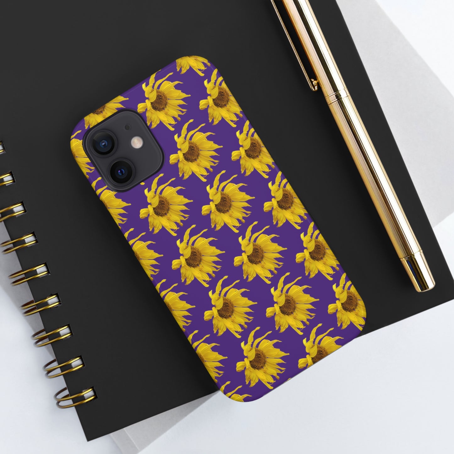 Fall Sunflower Purple Tough Phone Case