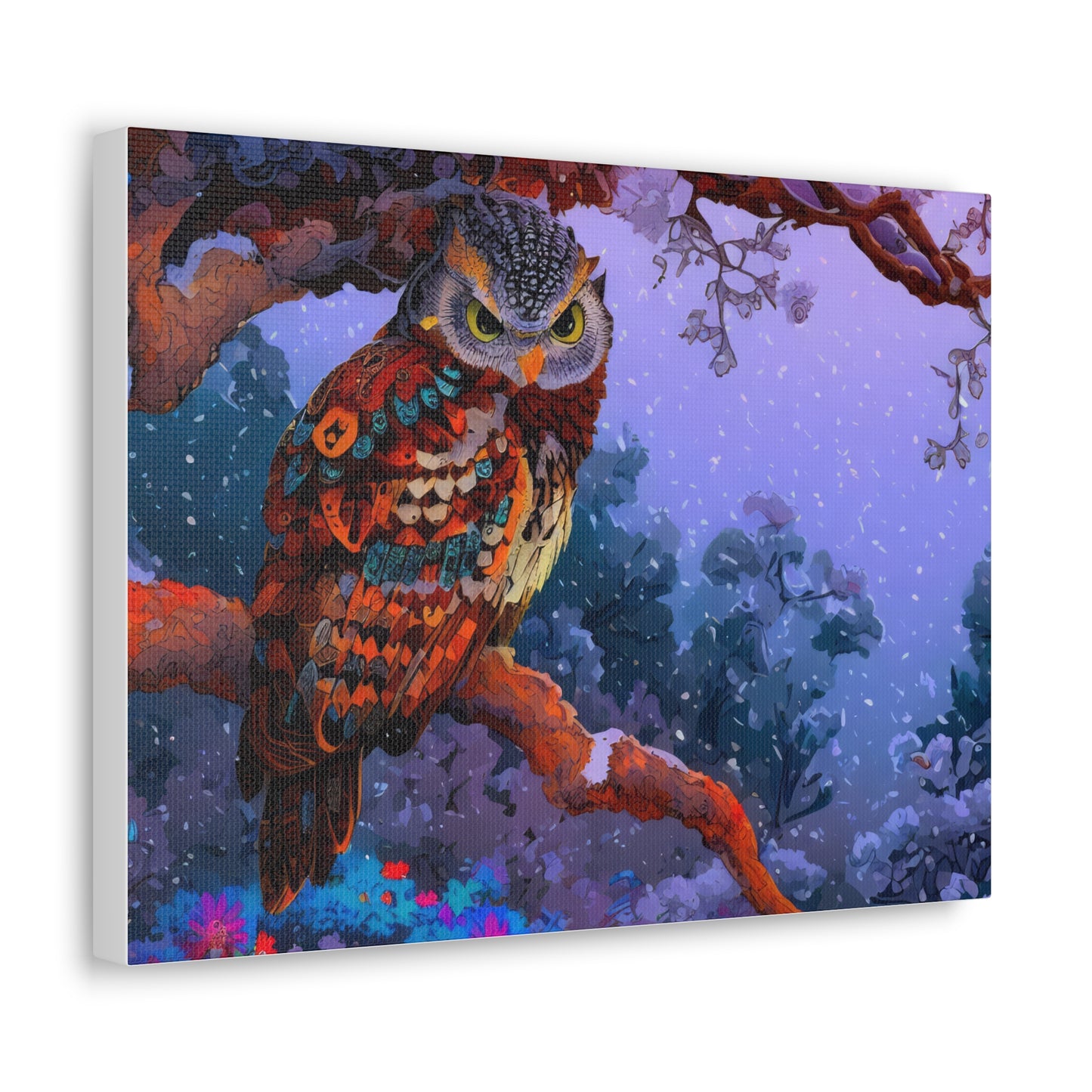 Wyoming Owl  - Canvas Wall Art