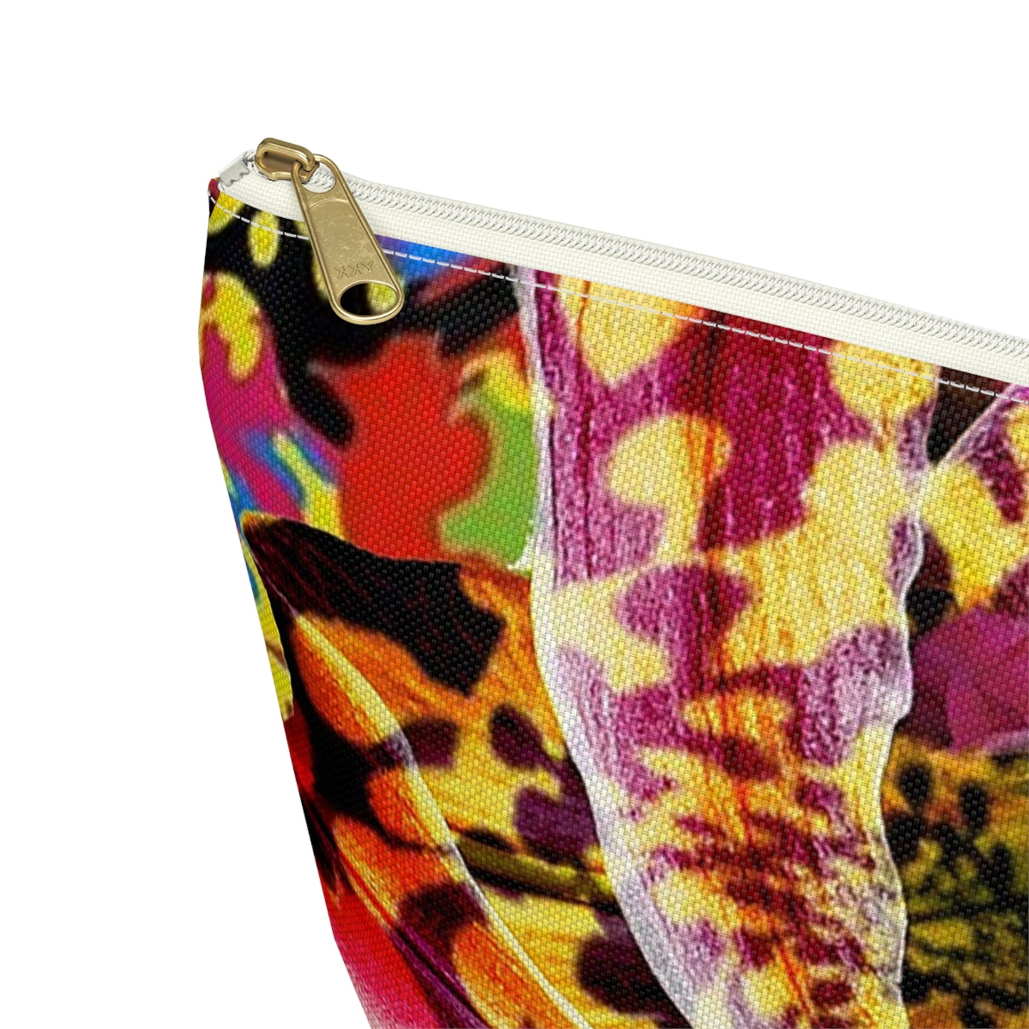 Floral Fiesta Accessory Pouch w T-bottom