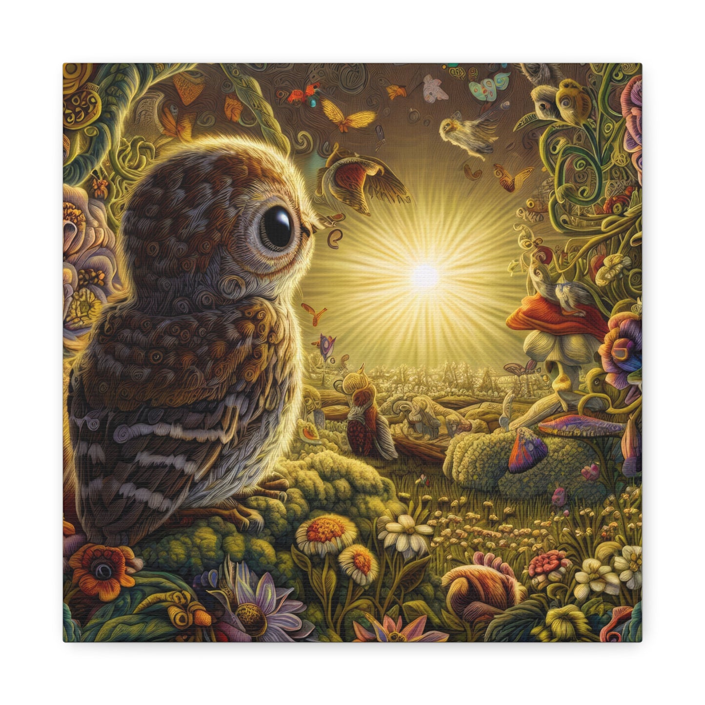 Massachusetts Owl - Canvas Wall Art