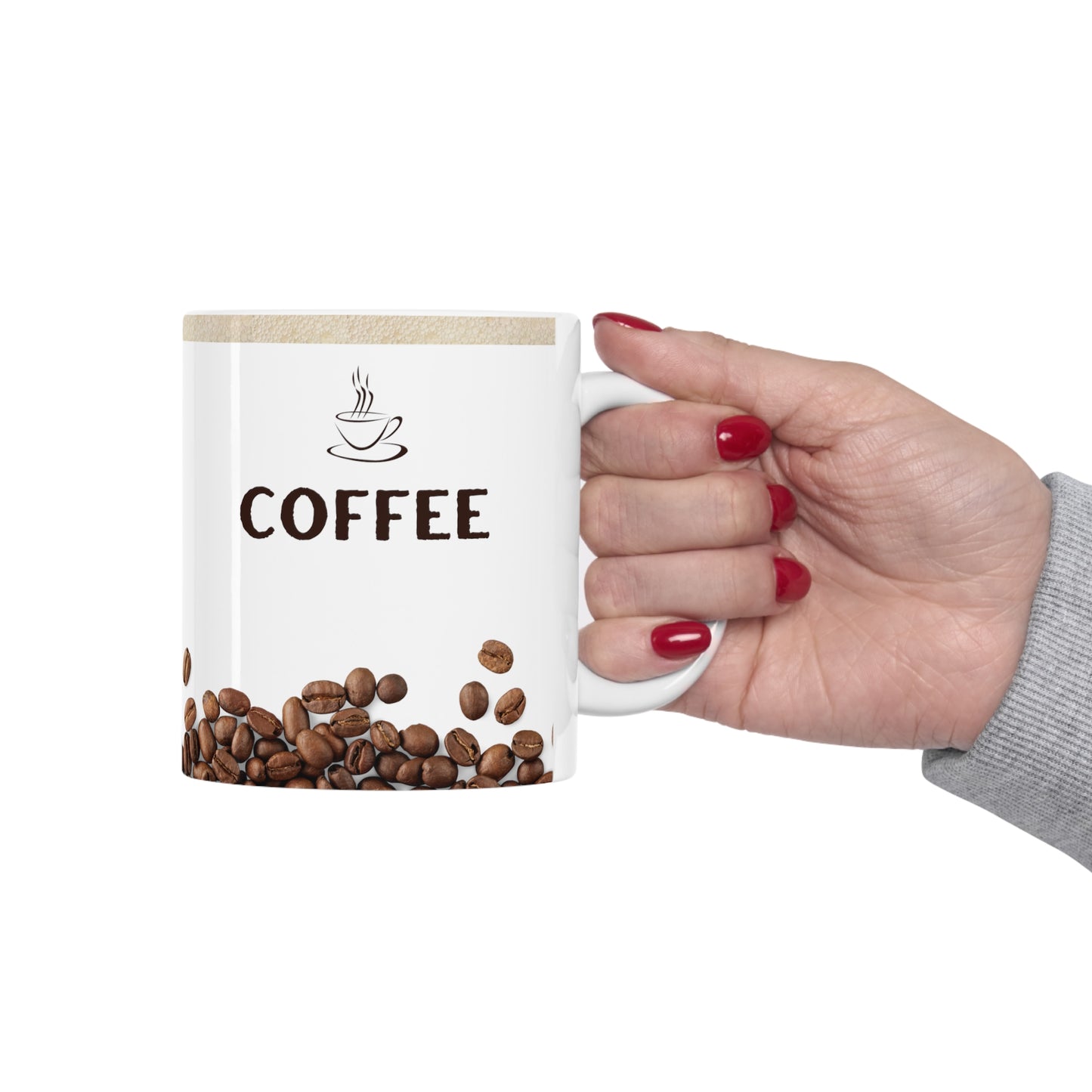 White Coffee Mug 11oz - Plain