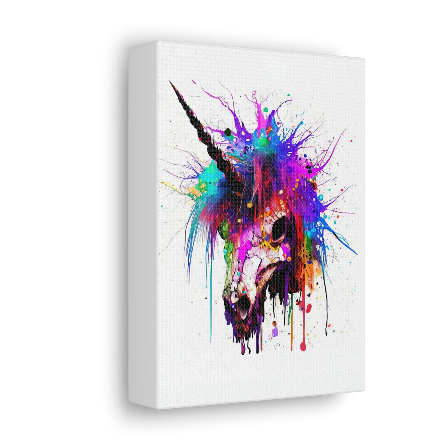 Unicorn Skull - Canvas Wall Art