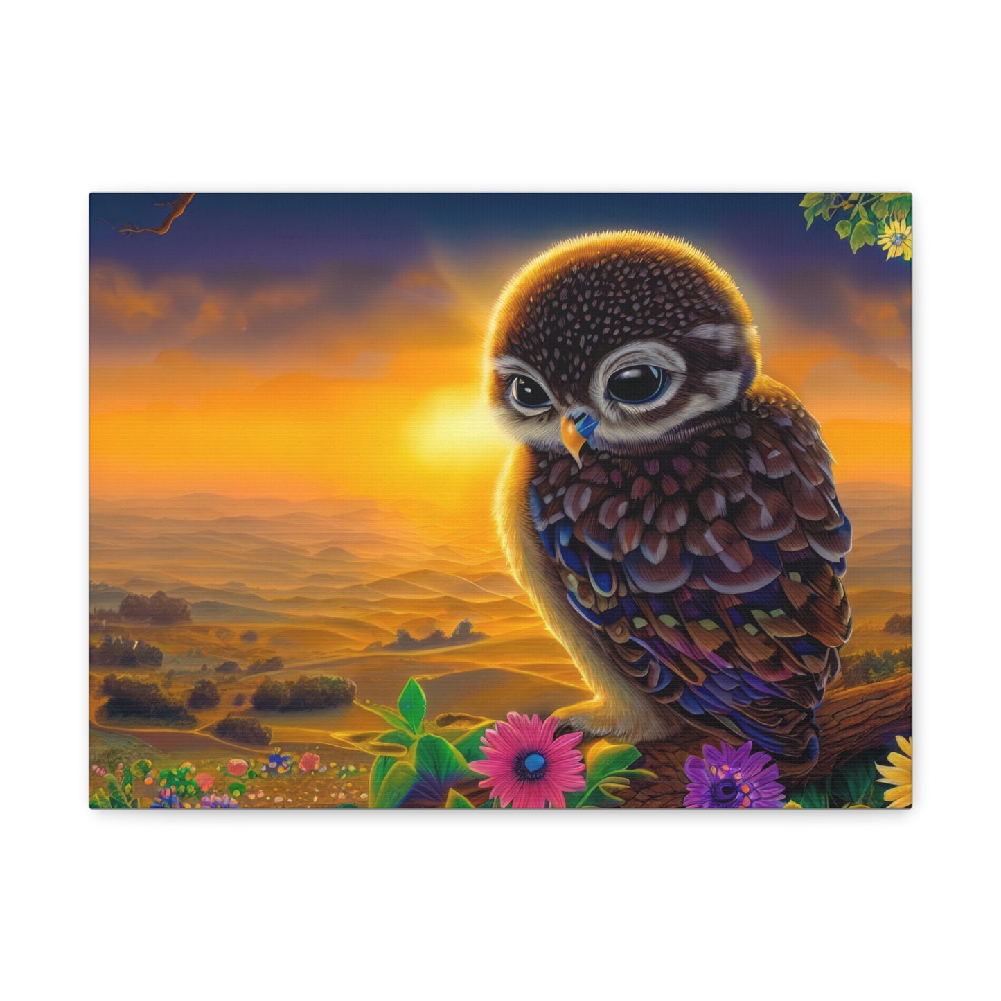 Ohio Owl - Canvas Wall Art