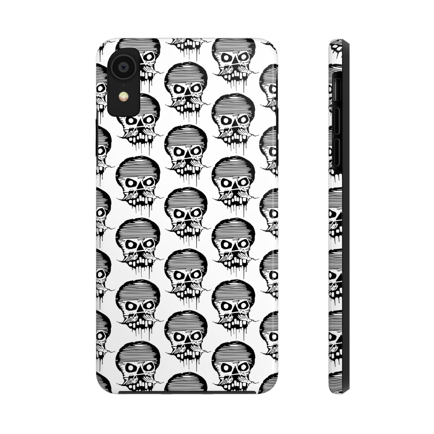 Skull White Tough Phone Case