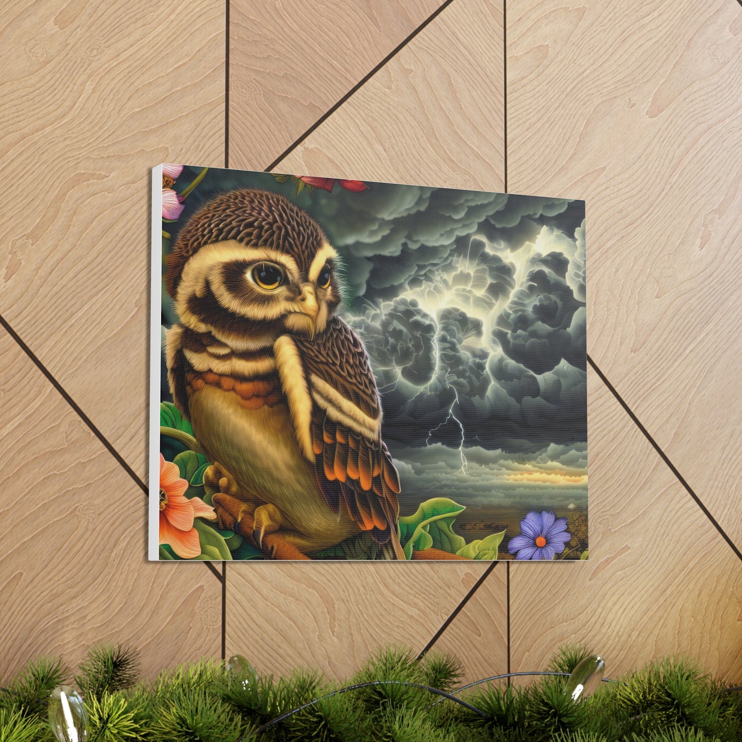 Aeolus Owl - Canvas Wall Art