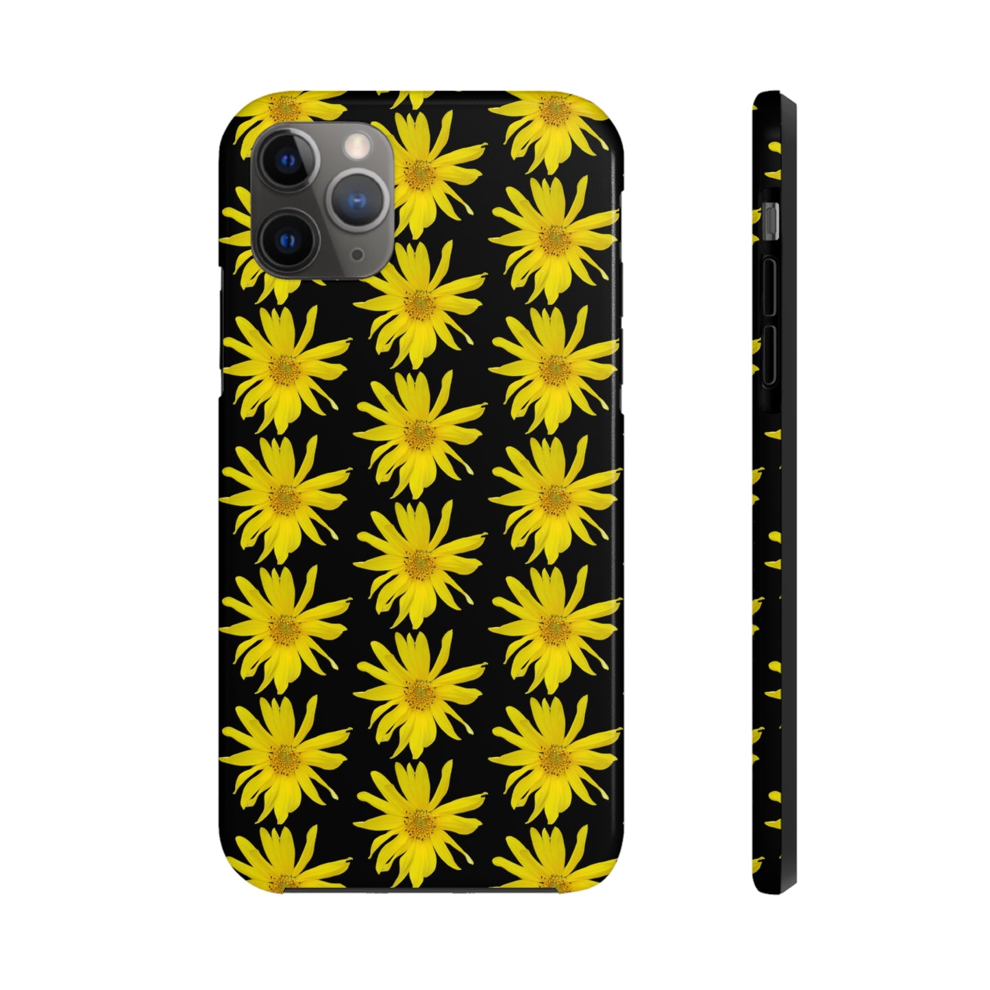 Wild Sunflower Black Tough Phone Case