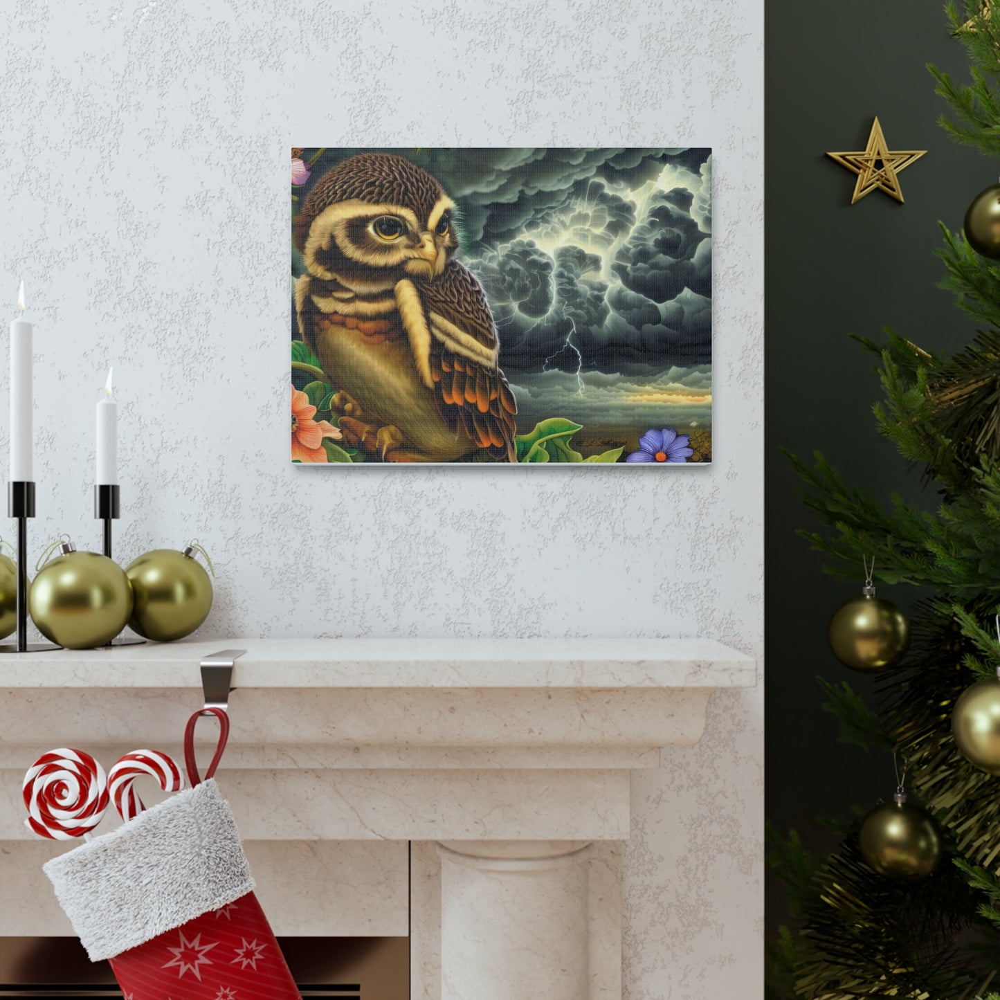 Aeolus Owl - Canvas Wall Art