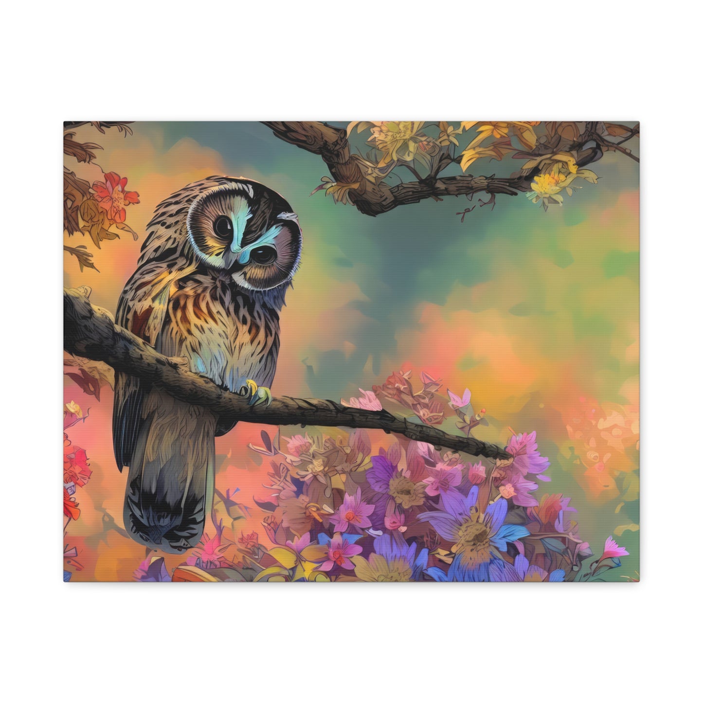 Kansas Owl - Canvas Wall Art