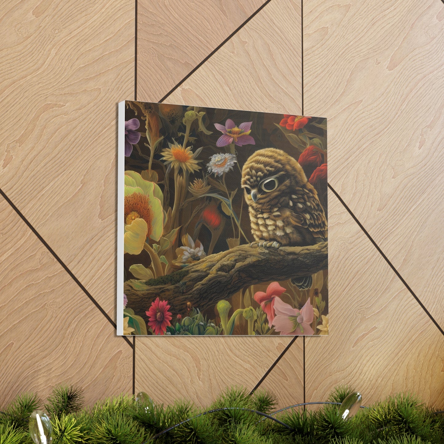 Maine Owl - Canvas Wall Art